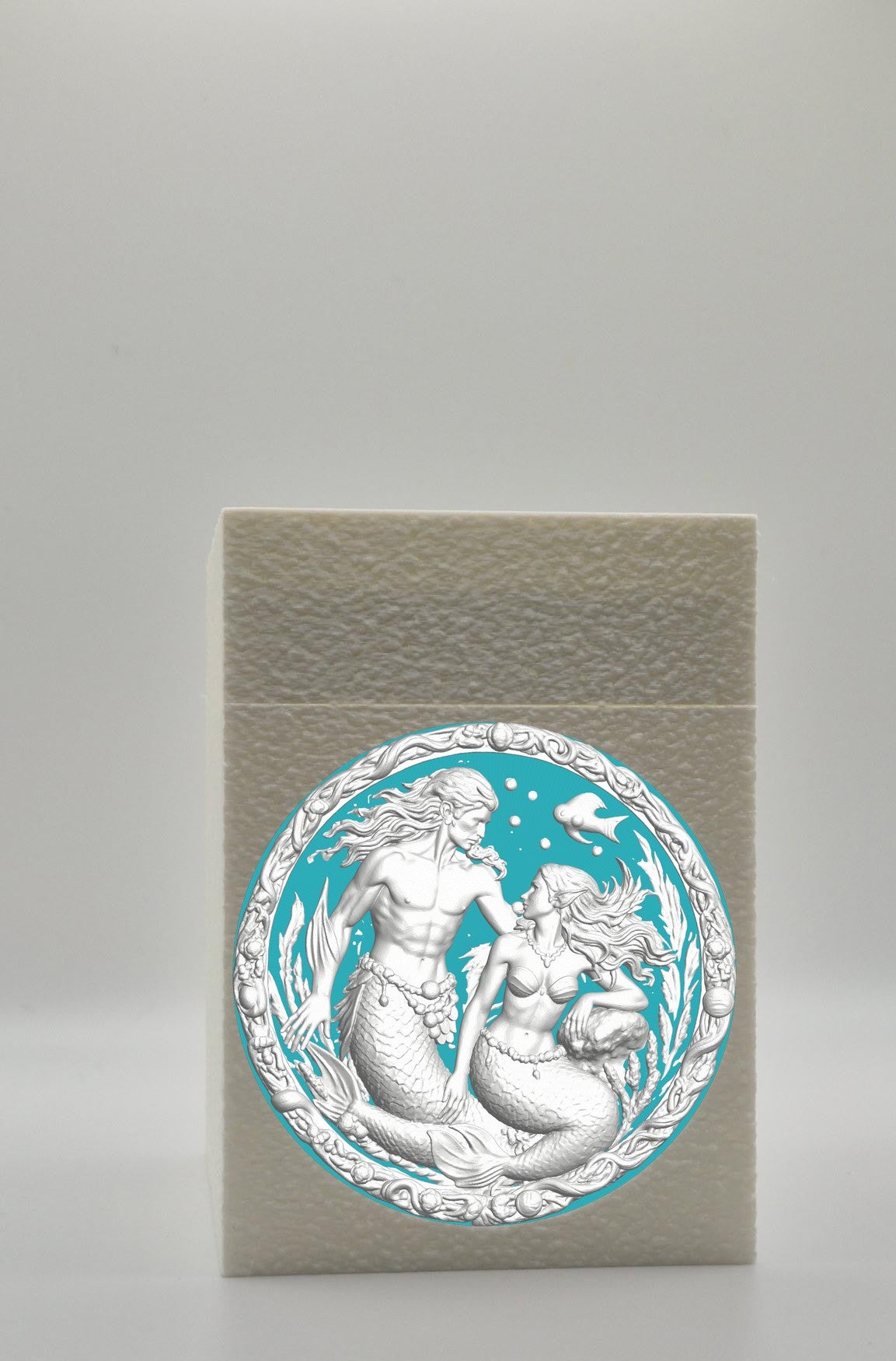 Merfolk Card Box — White
