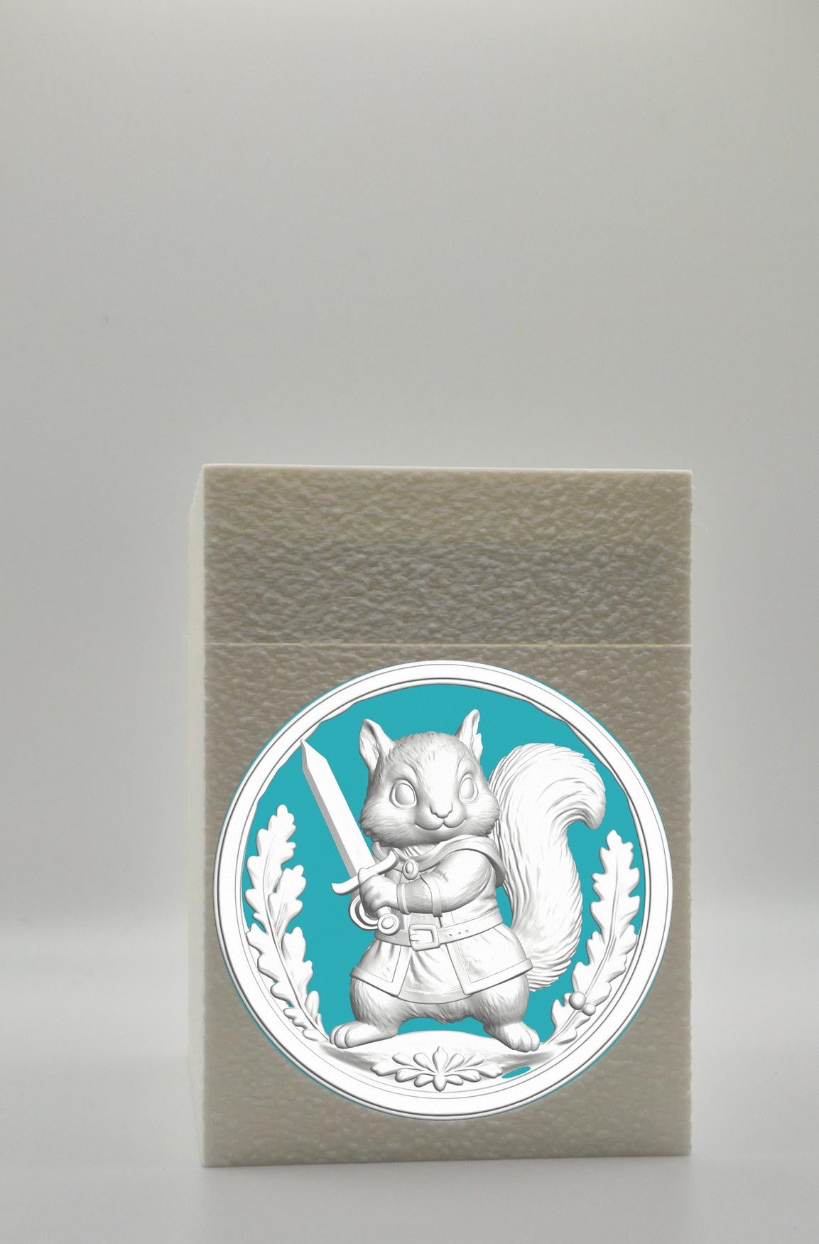 Squirrel Card Box — White