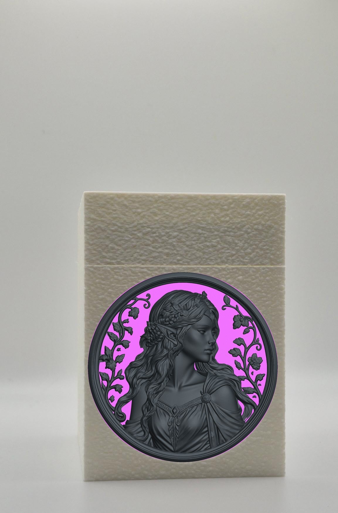 Elf Maiden Card Box — White