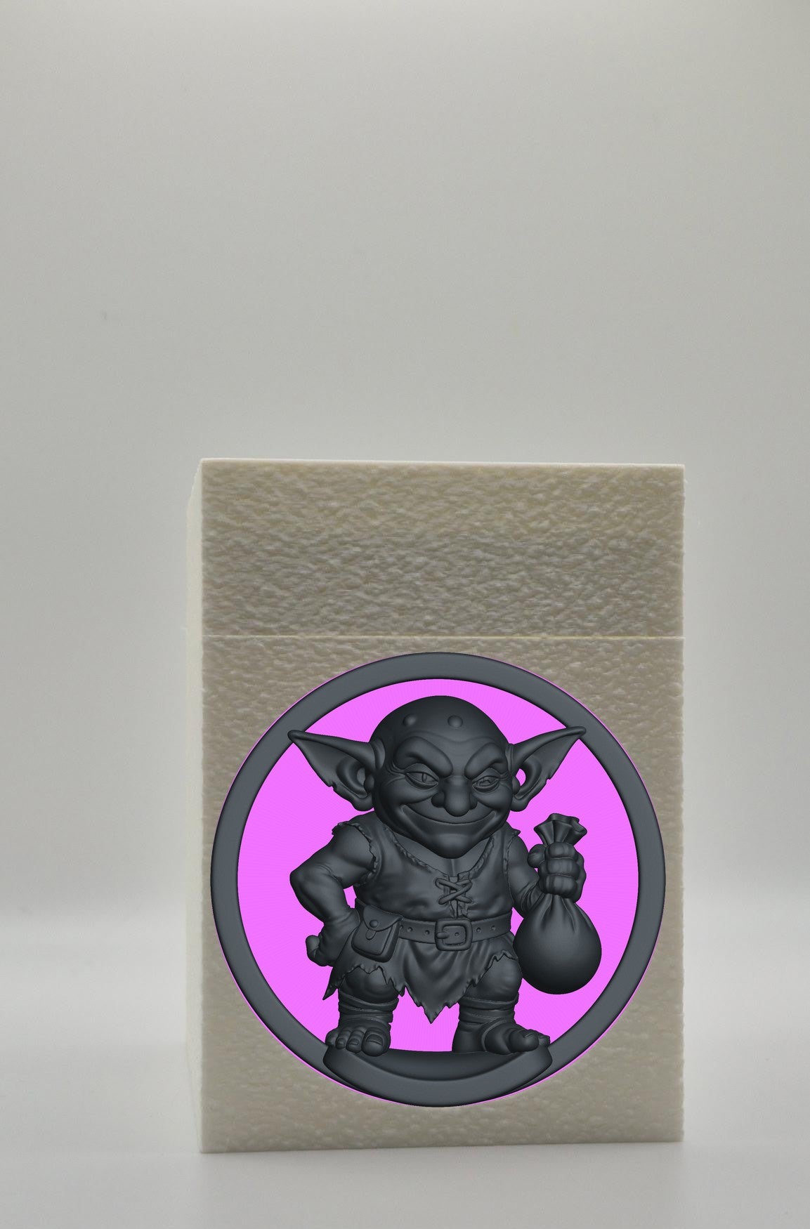 Greedy Goblin Card Box — White
