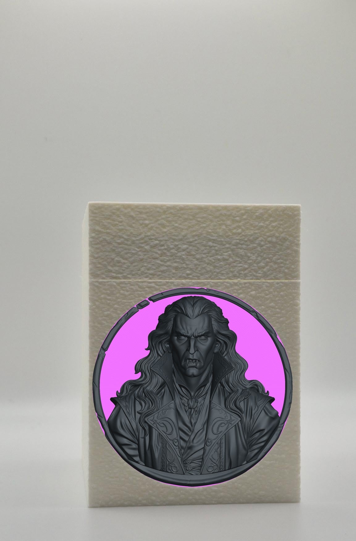 Gothic Vampire Card Box — White