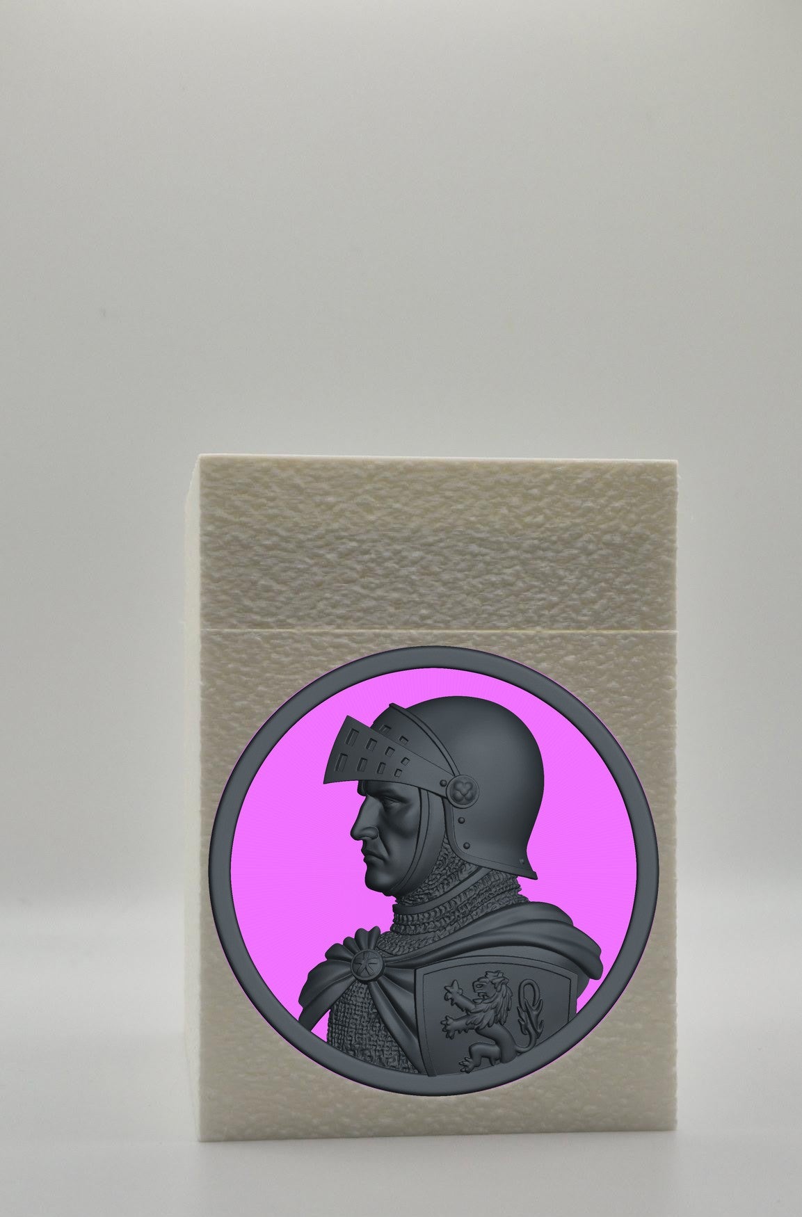 Knight Card Box — White