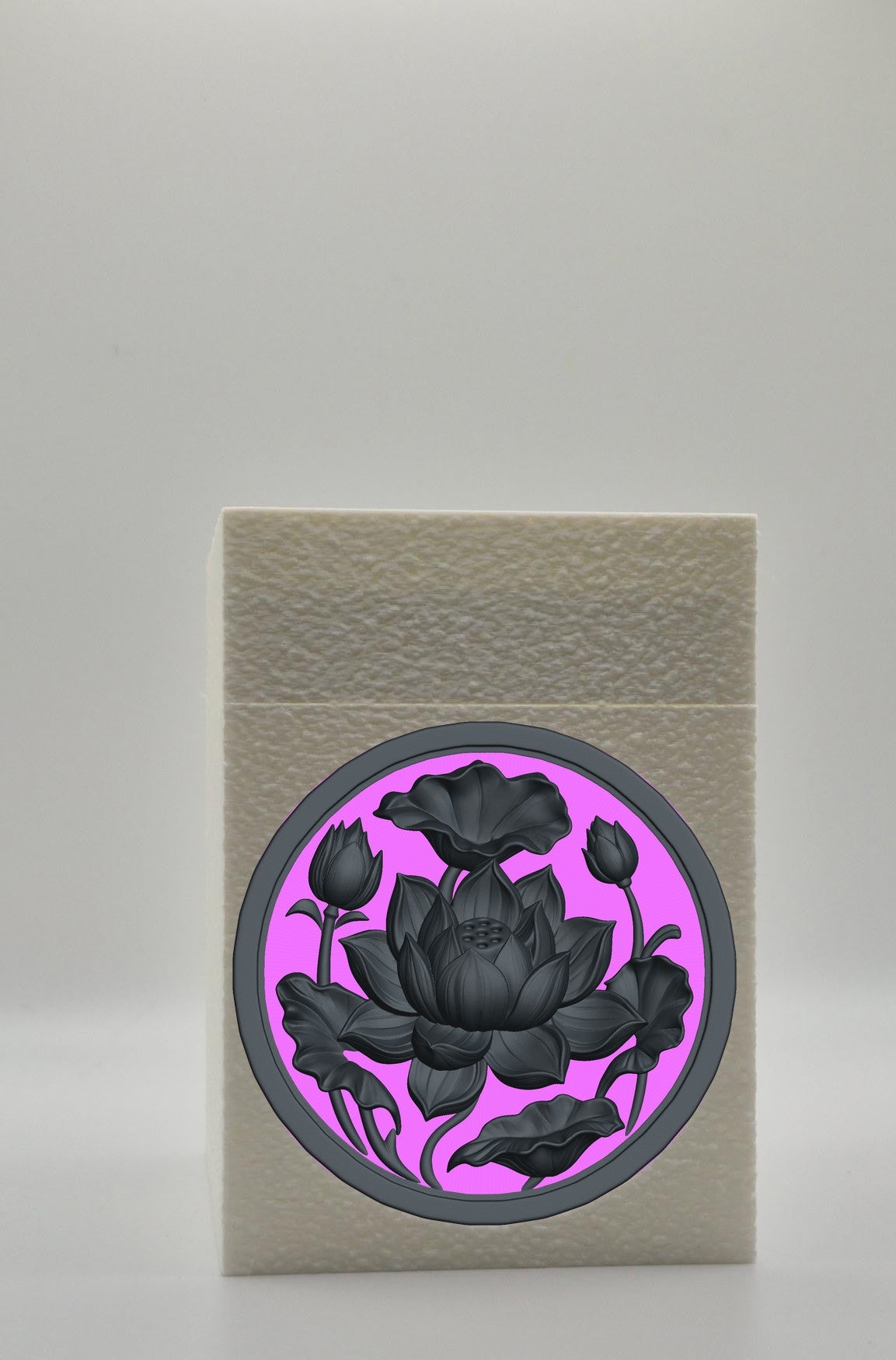 Lotus Card Box — White