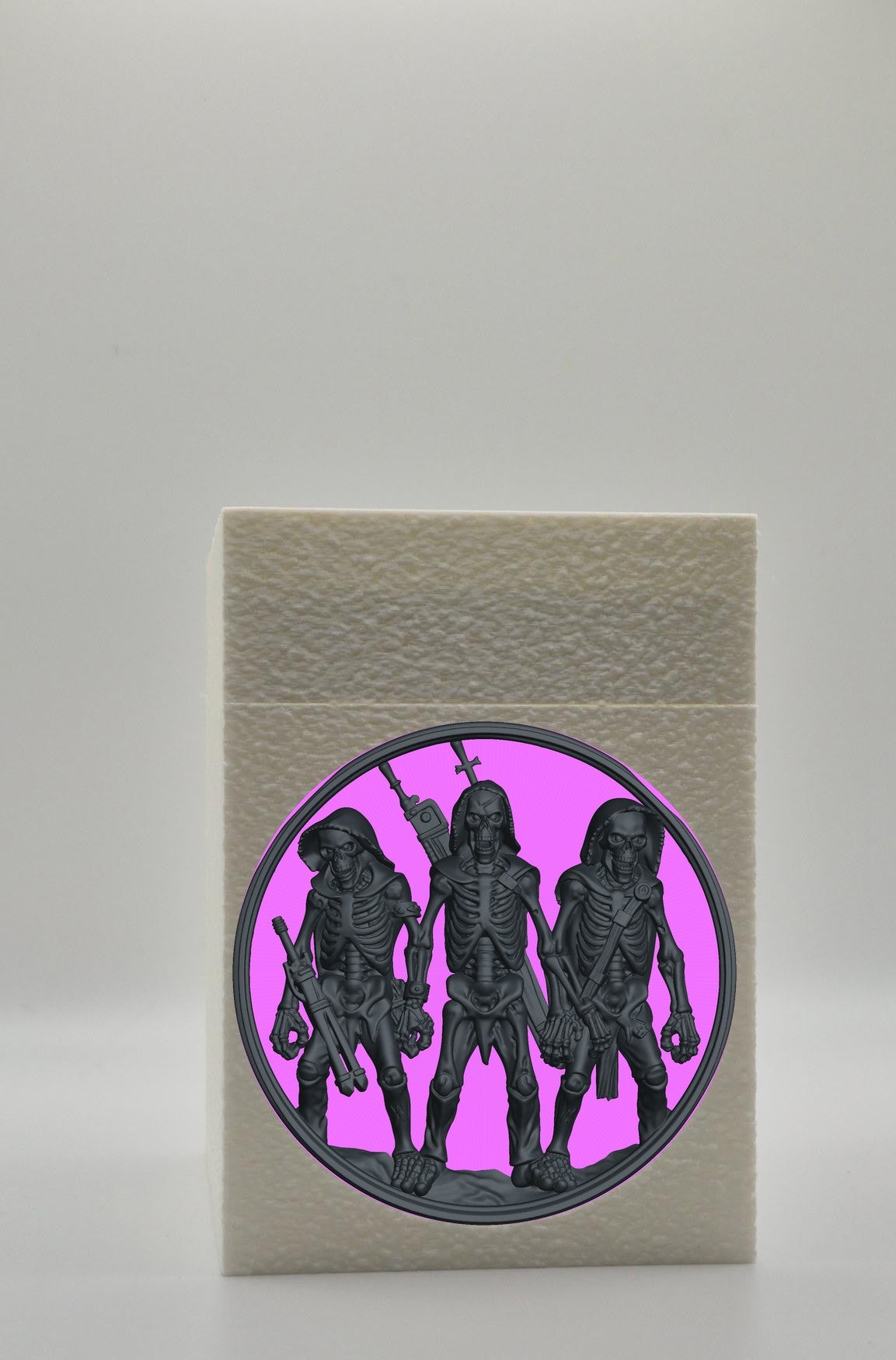 Skeleton Army Card Box — White