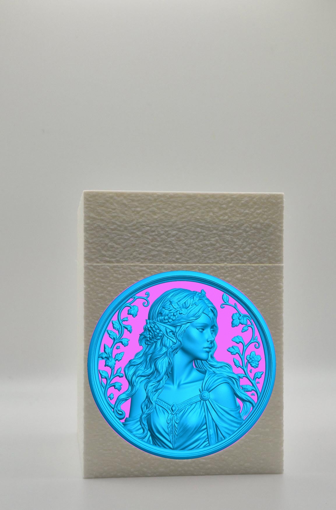 Elf Maiden Card Box — White