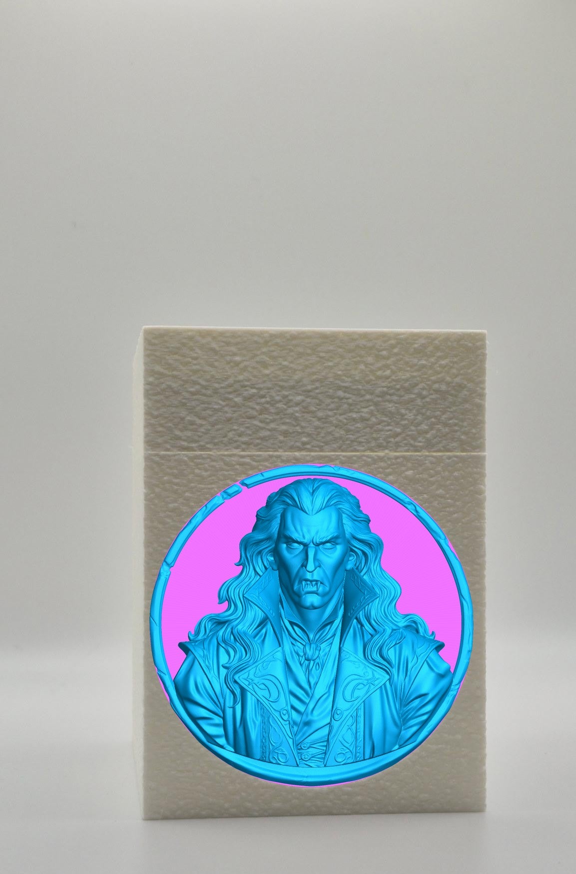 Gothic Vampire Card Box — White
