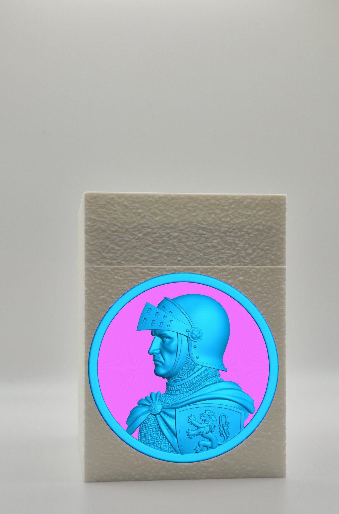 Knight Card Box — White
