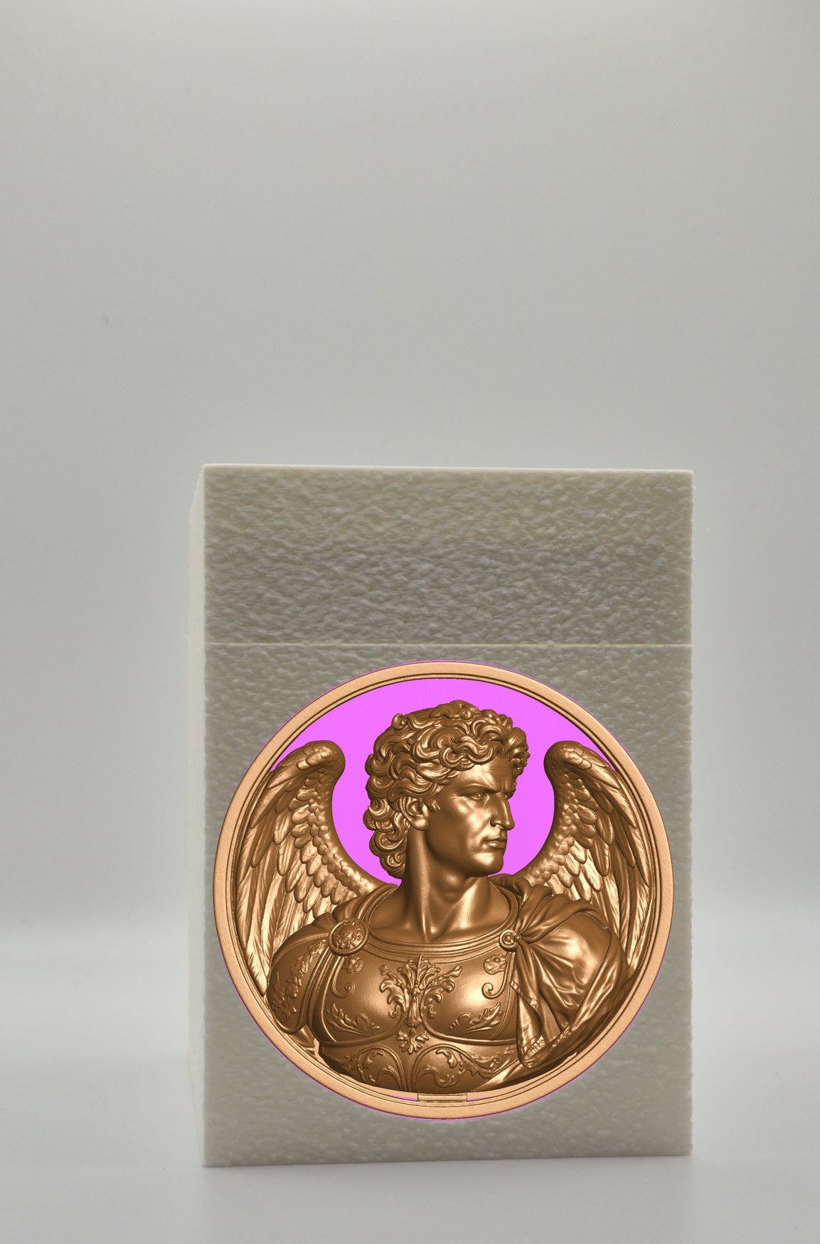Angel Card Box — White