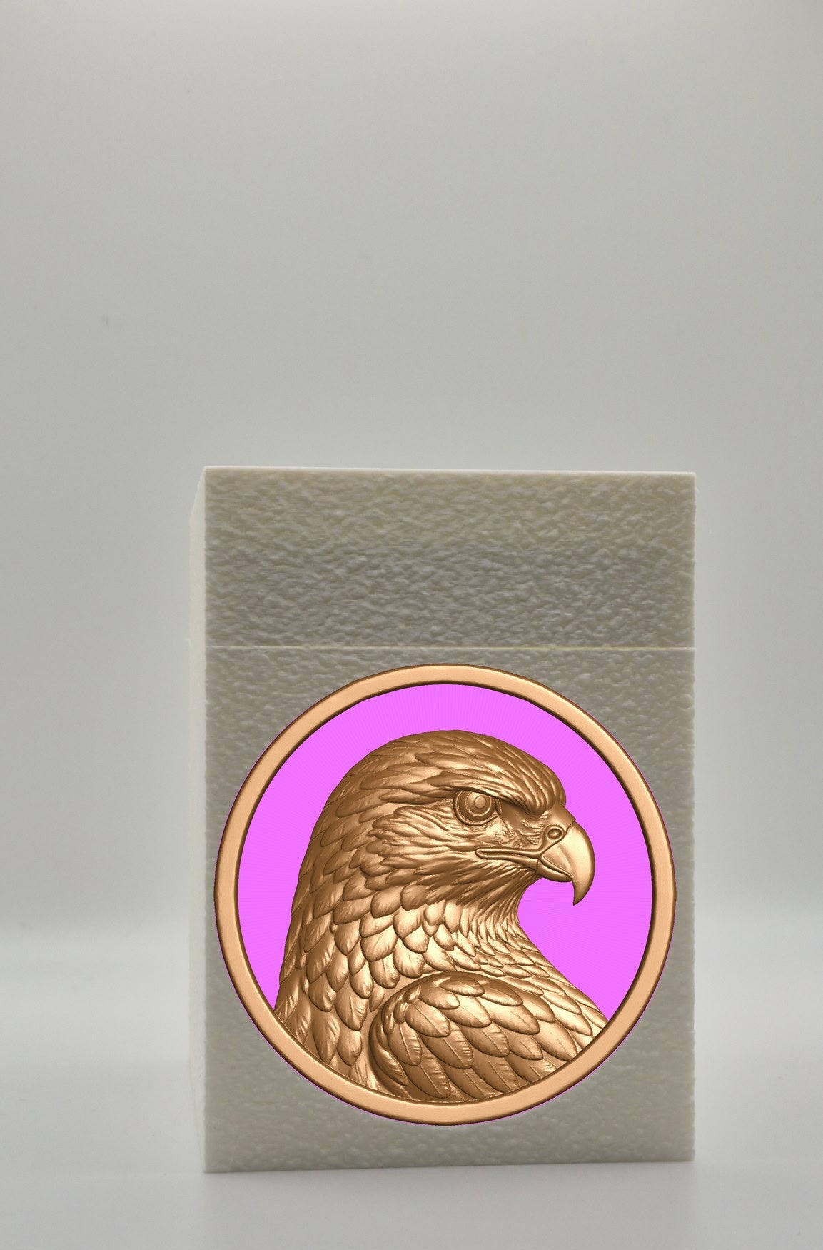 Eagle Card Box — White