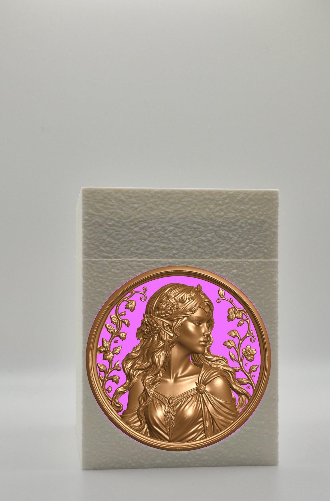 Elf Maiden Card Box — White