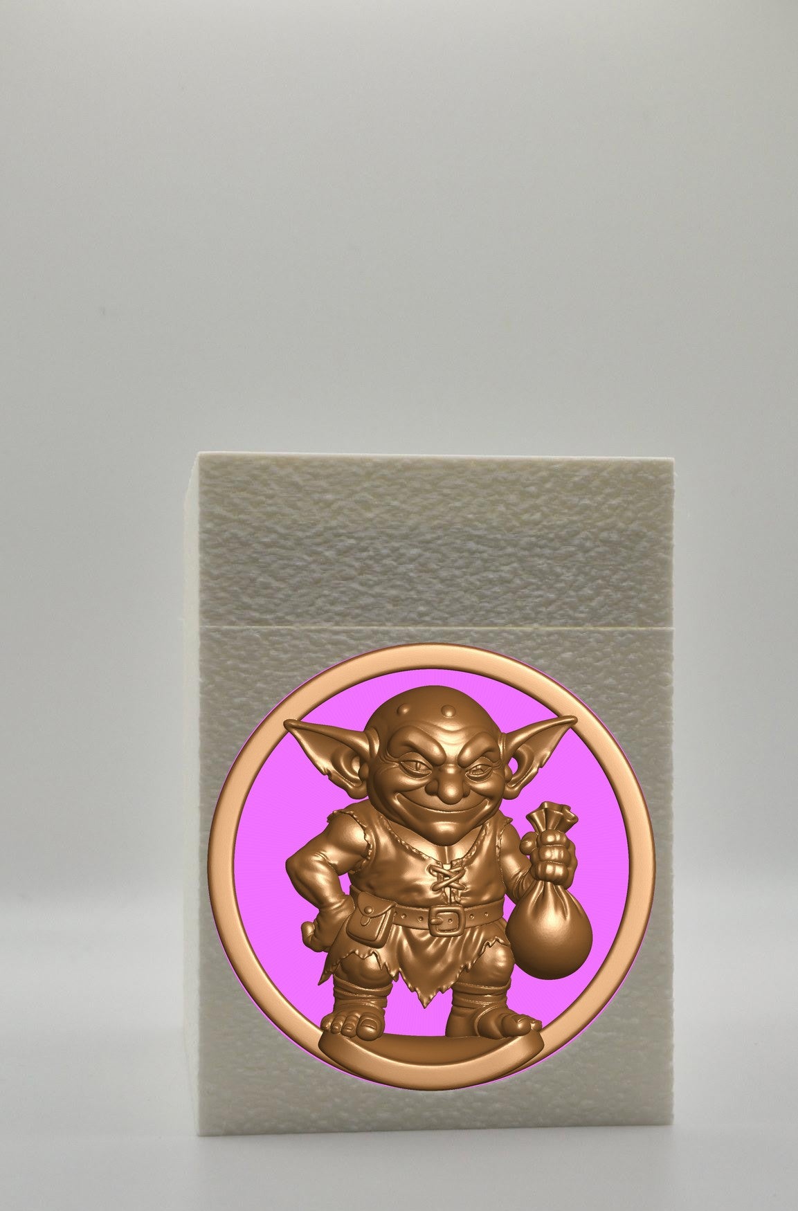 Greedy Goblin Card Box — White