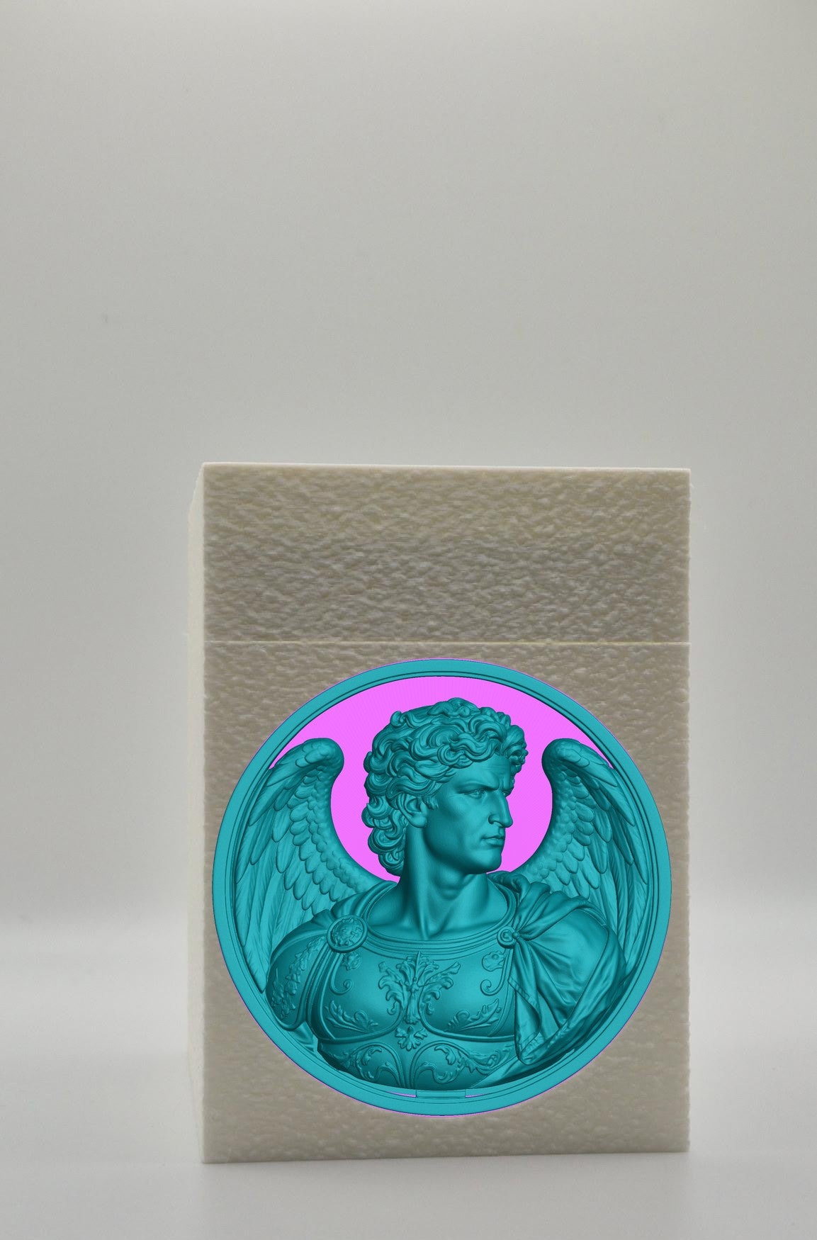 Angel Card Box — White