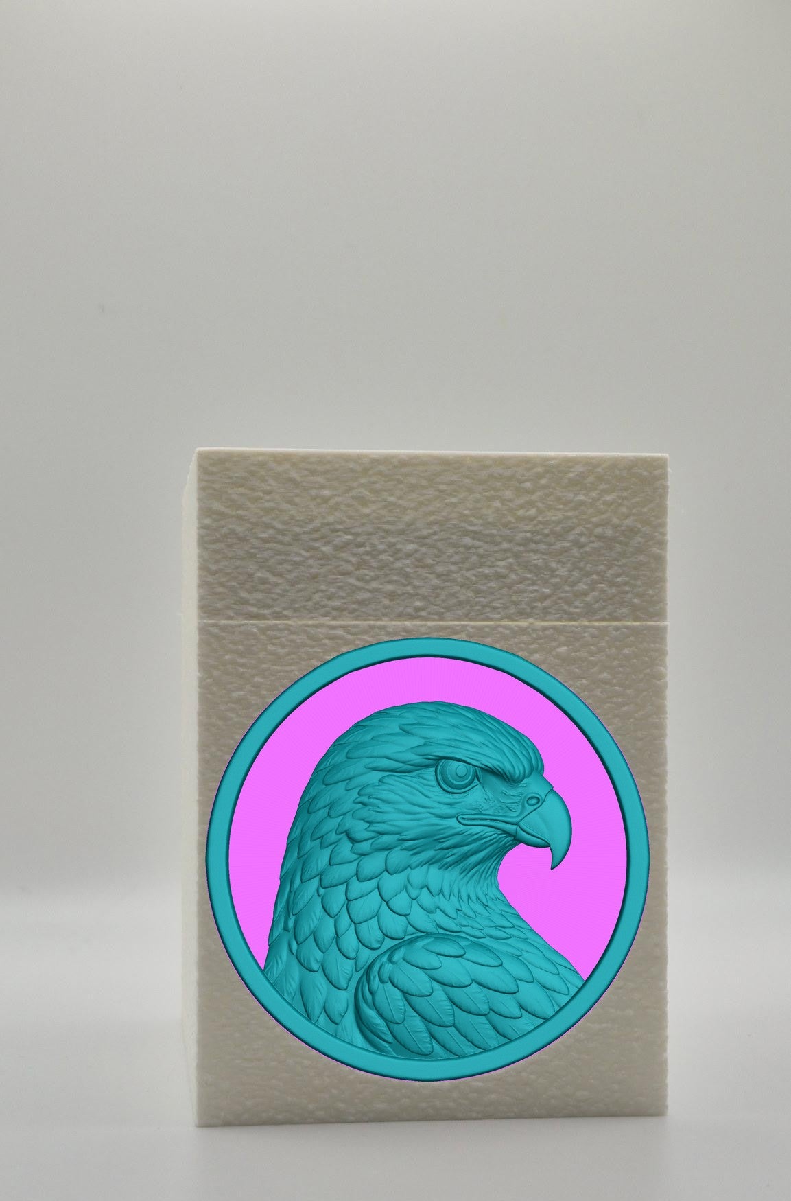 Eagle Card Box — White