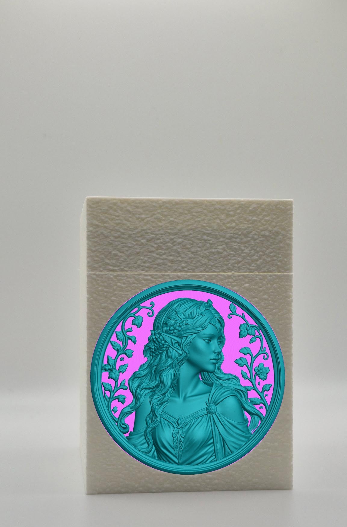 Elf Maiden Card Box — White