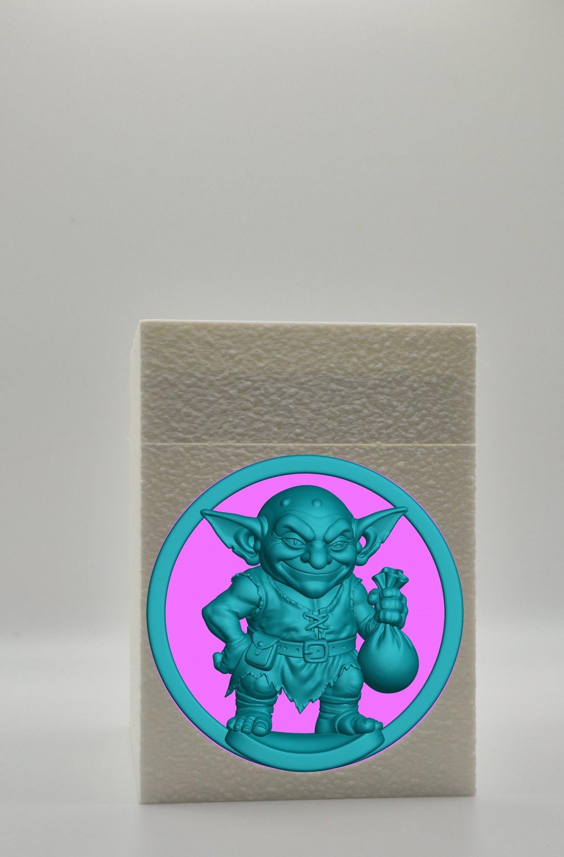 Greedy Goblin Card Box — White