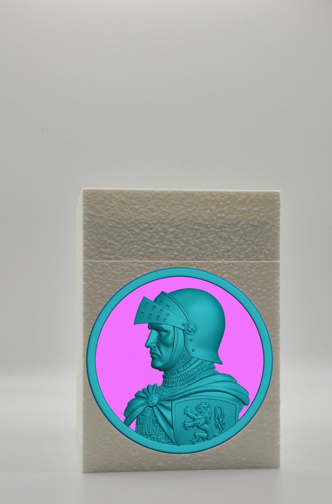 Knight Card Box — White