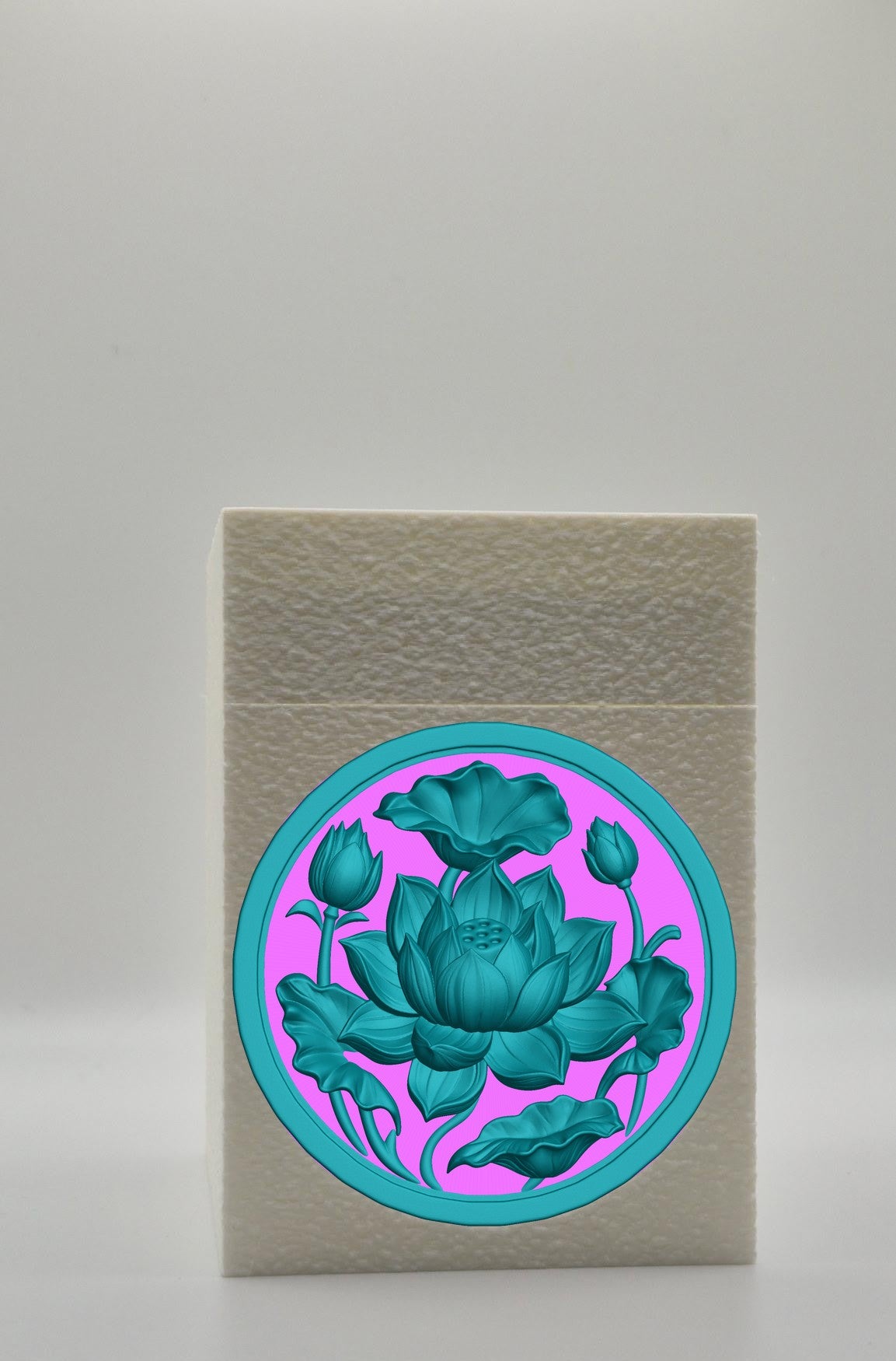 Lotus Card Box — White