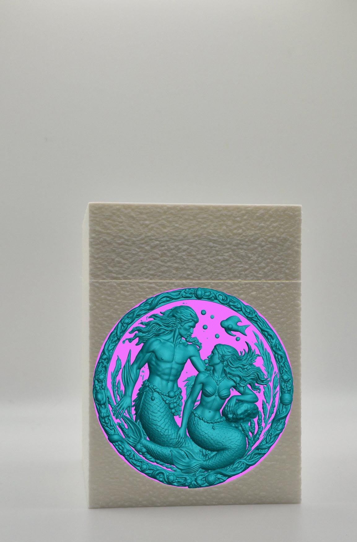Merfolk Card Box — White