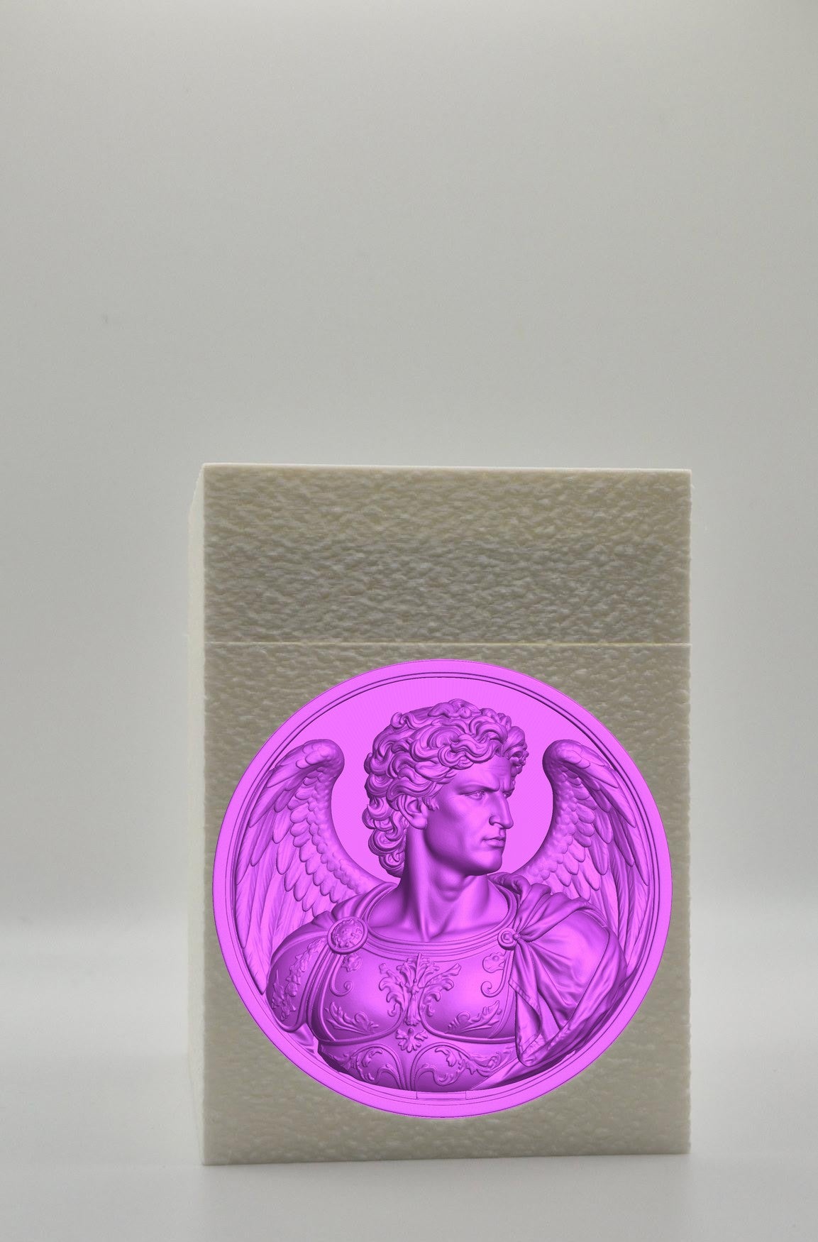 Angel Card Box — White