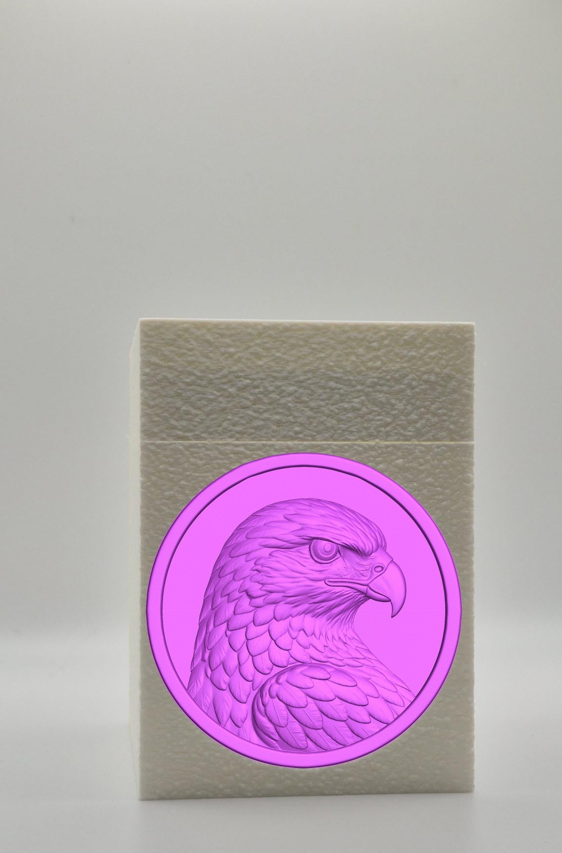 Eagle Card Box — White