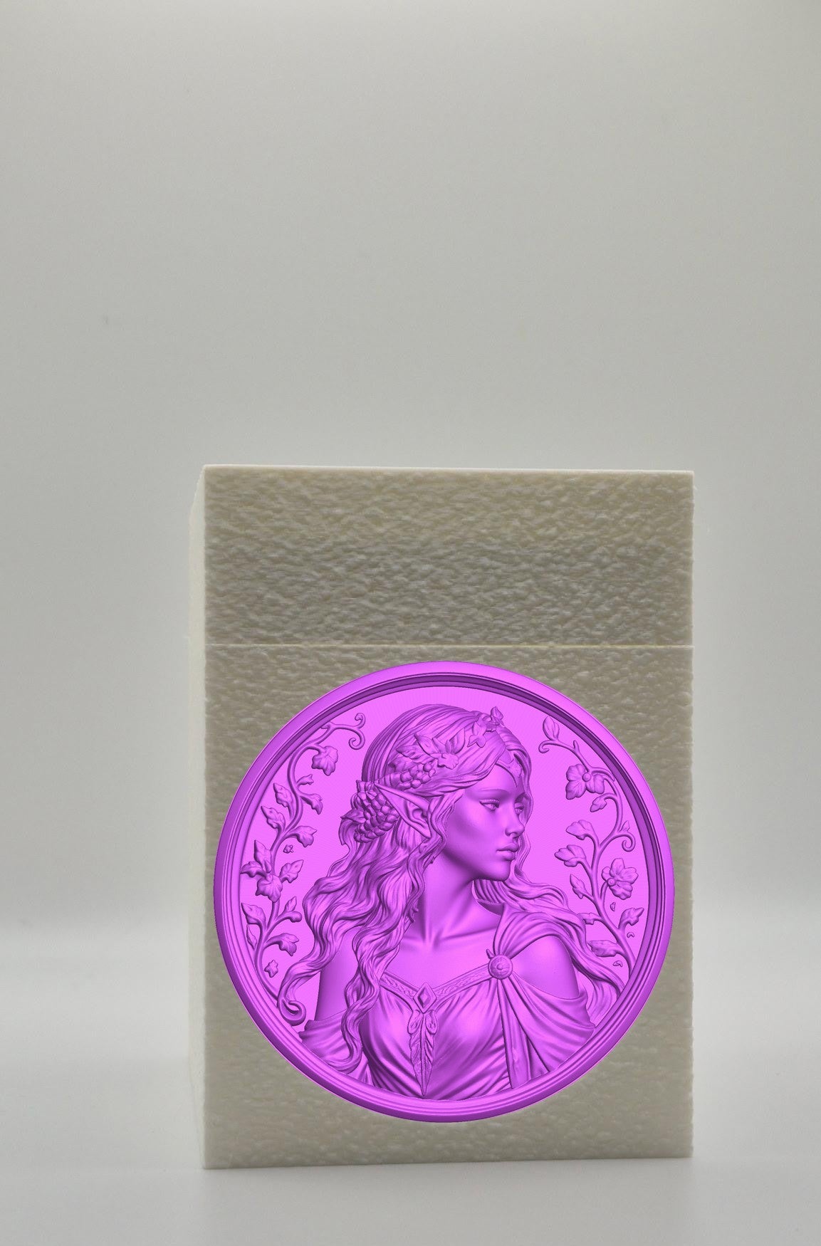 Elf Maiden Card Box — White