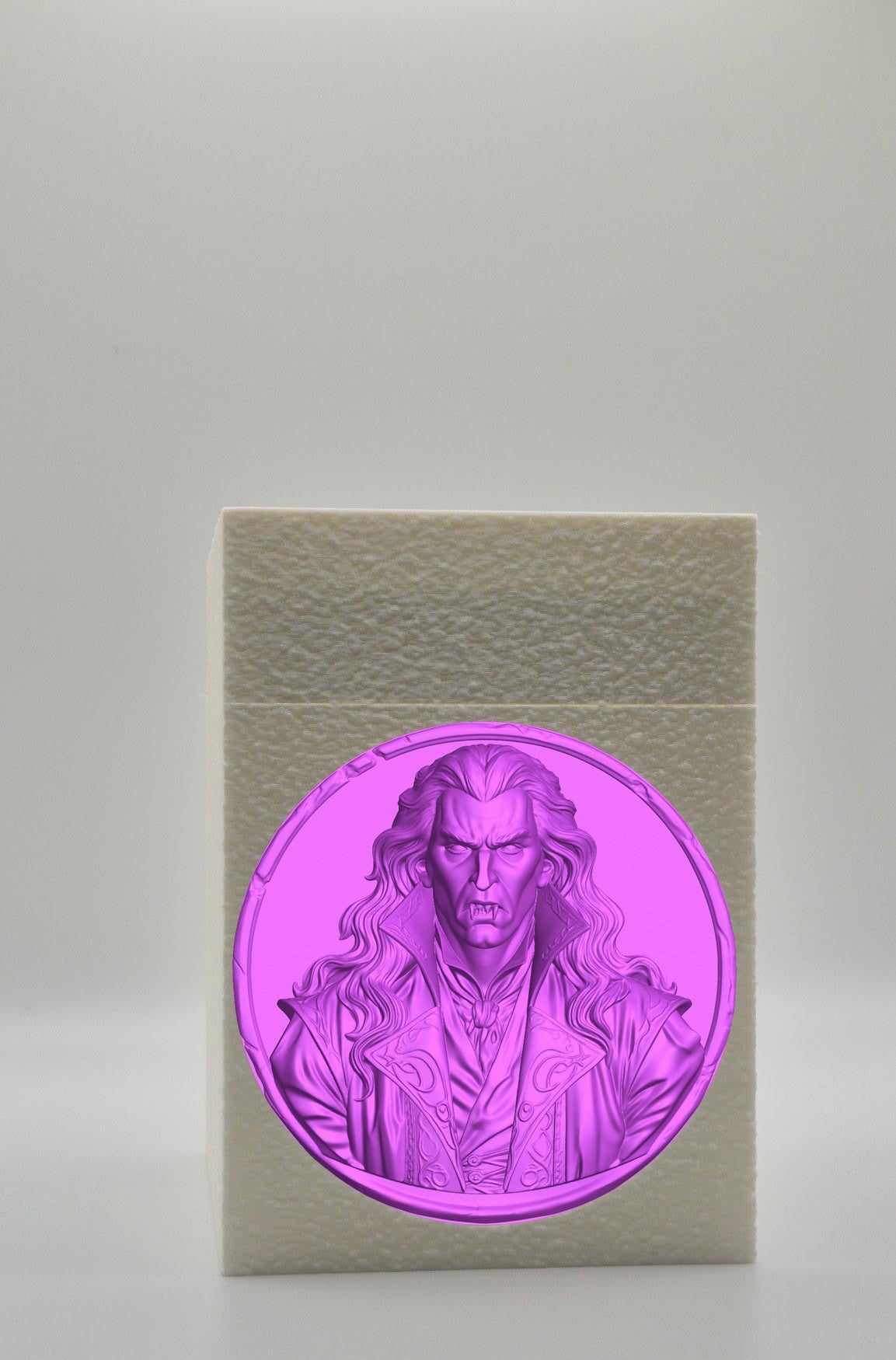 Gothic Vampire Card Box — White
