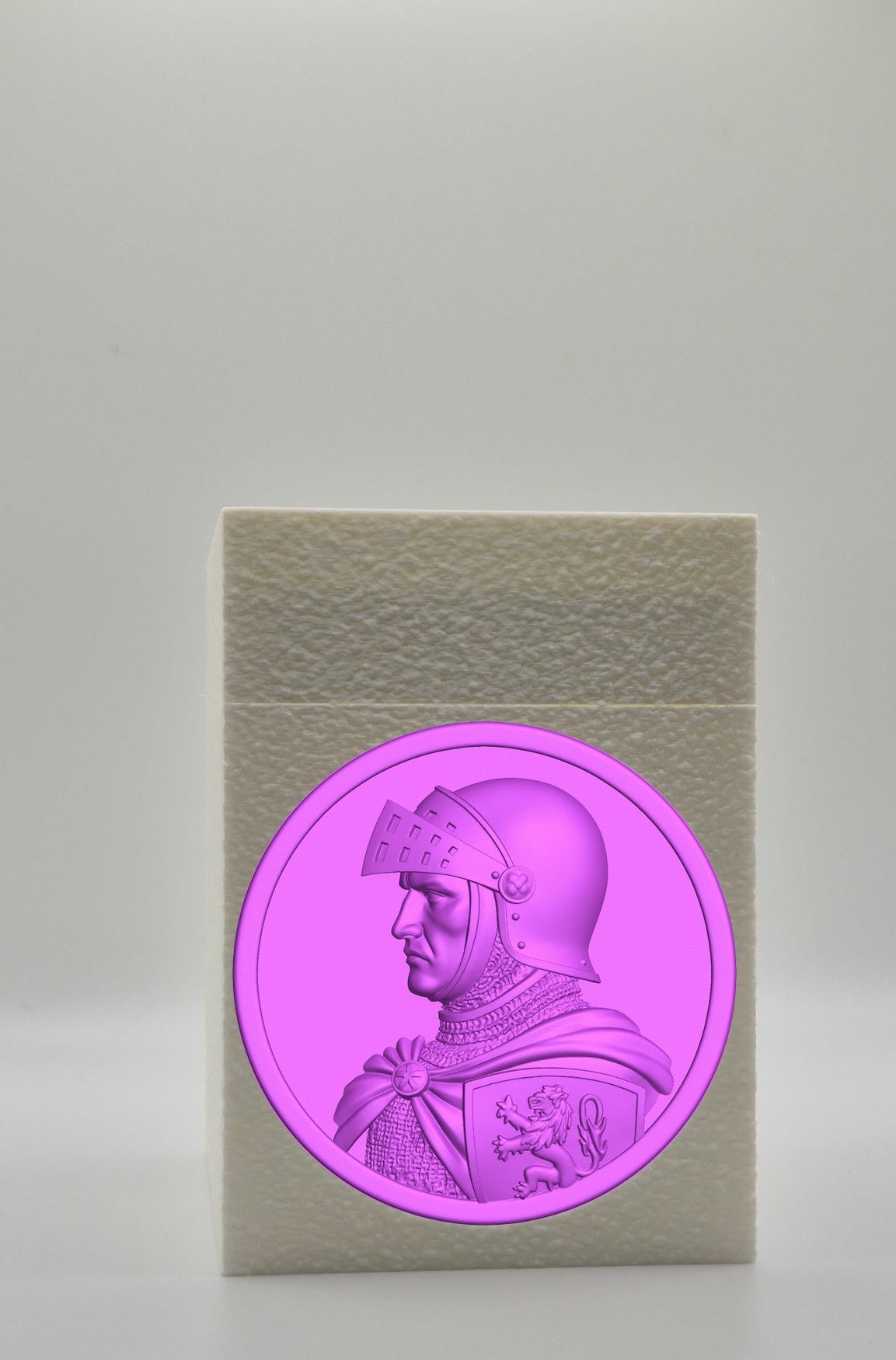 Knight Card Box — White