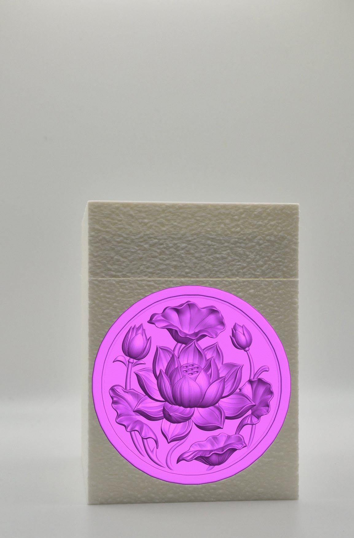 Lotus Card Box — White