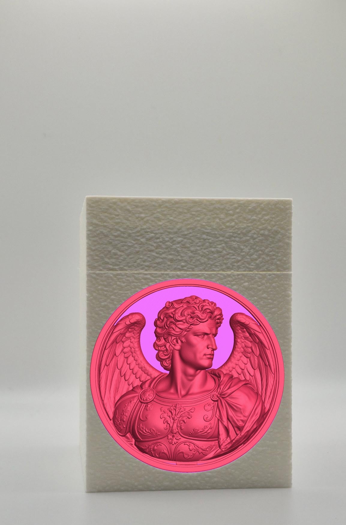 Angel Card Box — White