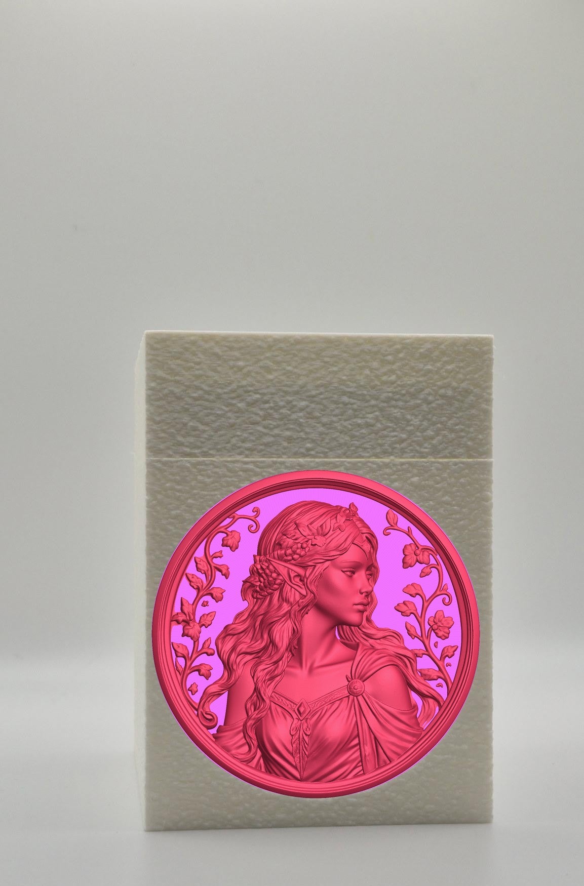 Elf Maiden Card Box — White