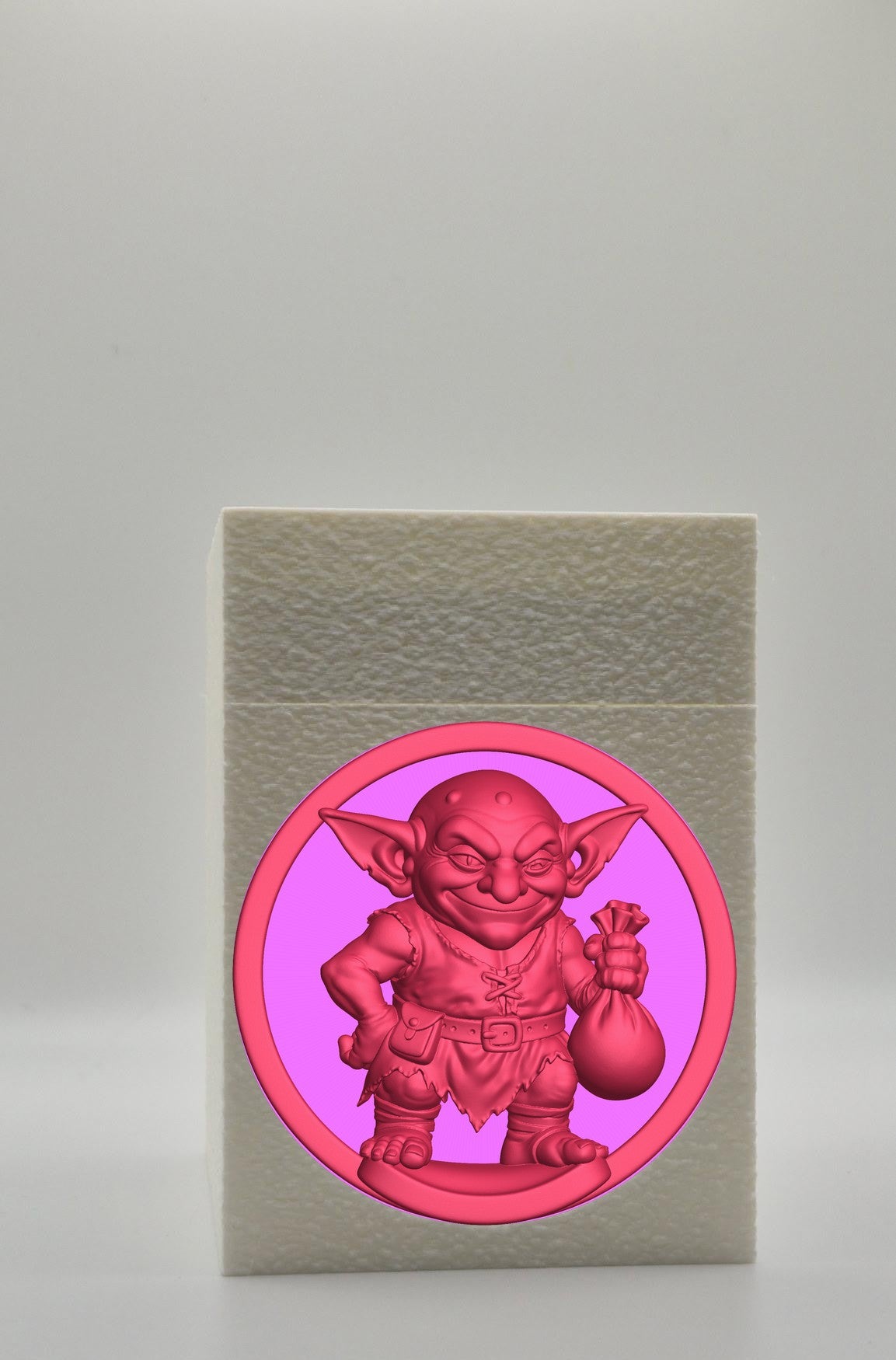 Greedy Goblin Card Box — White