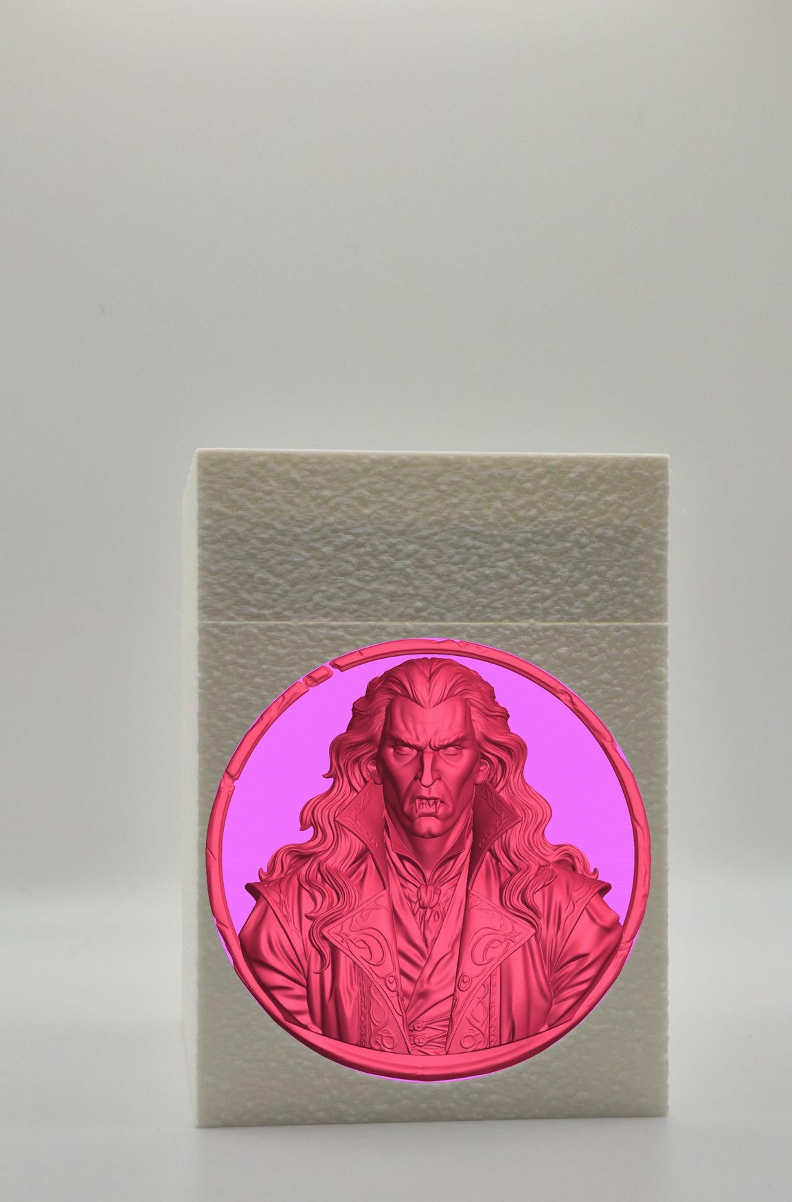 Gothic Vampire Card Box — White
