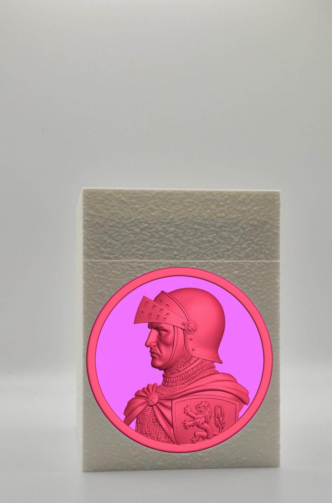 Knight Card Box — White