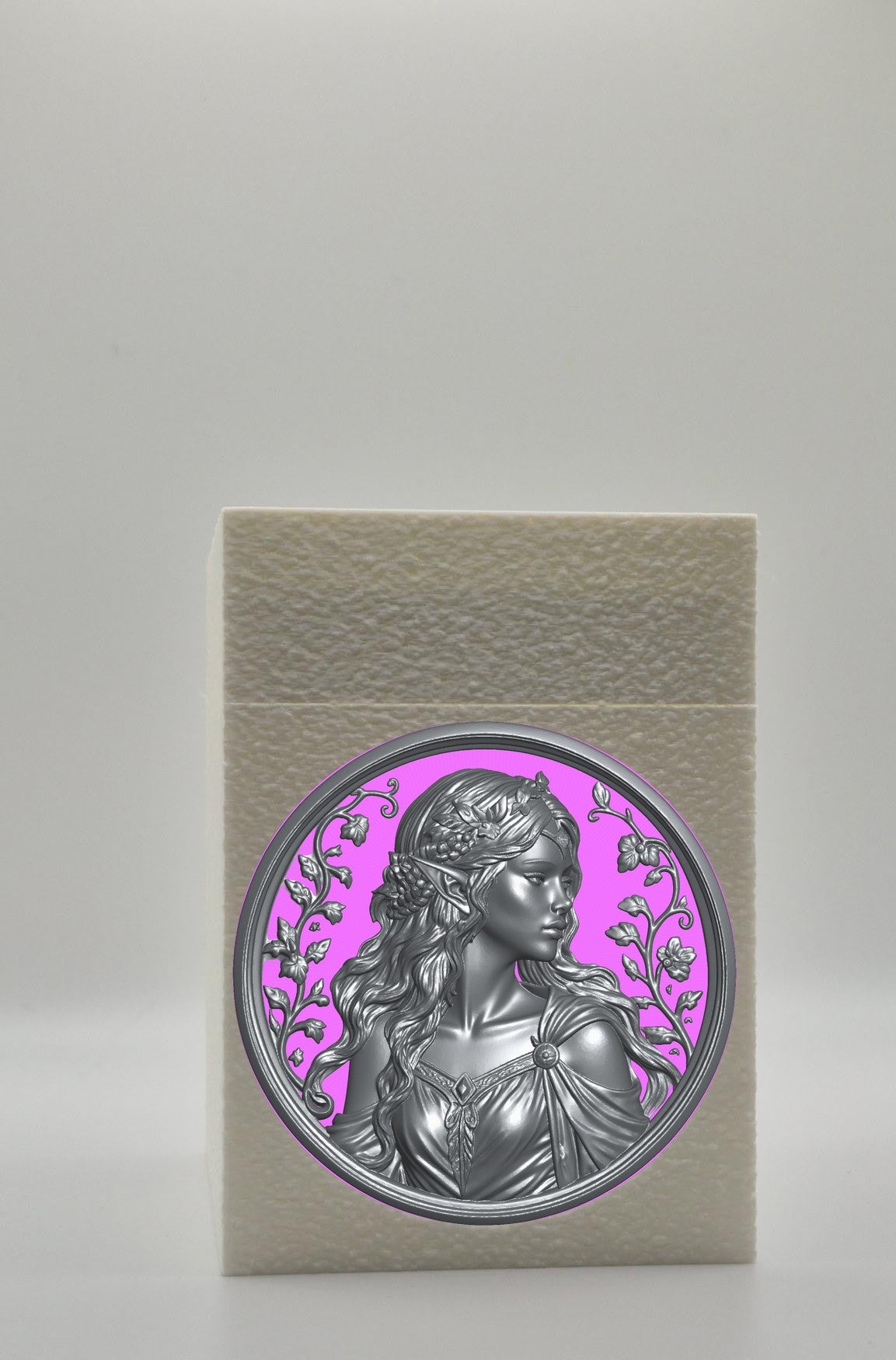 Elf Maiden Card Box — White