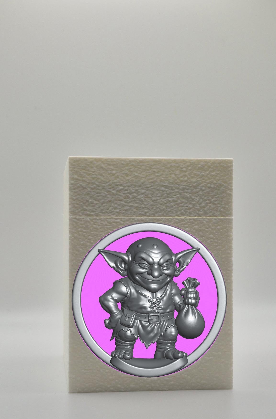 Greedy Goblin Card Box — White