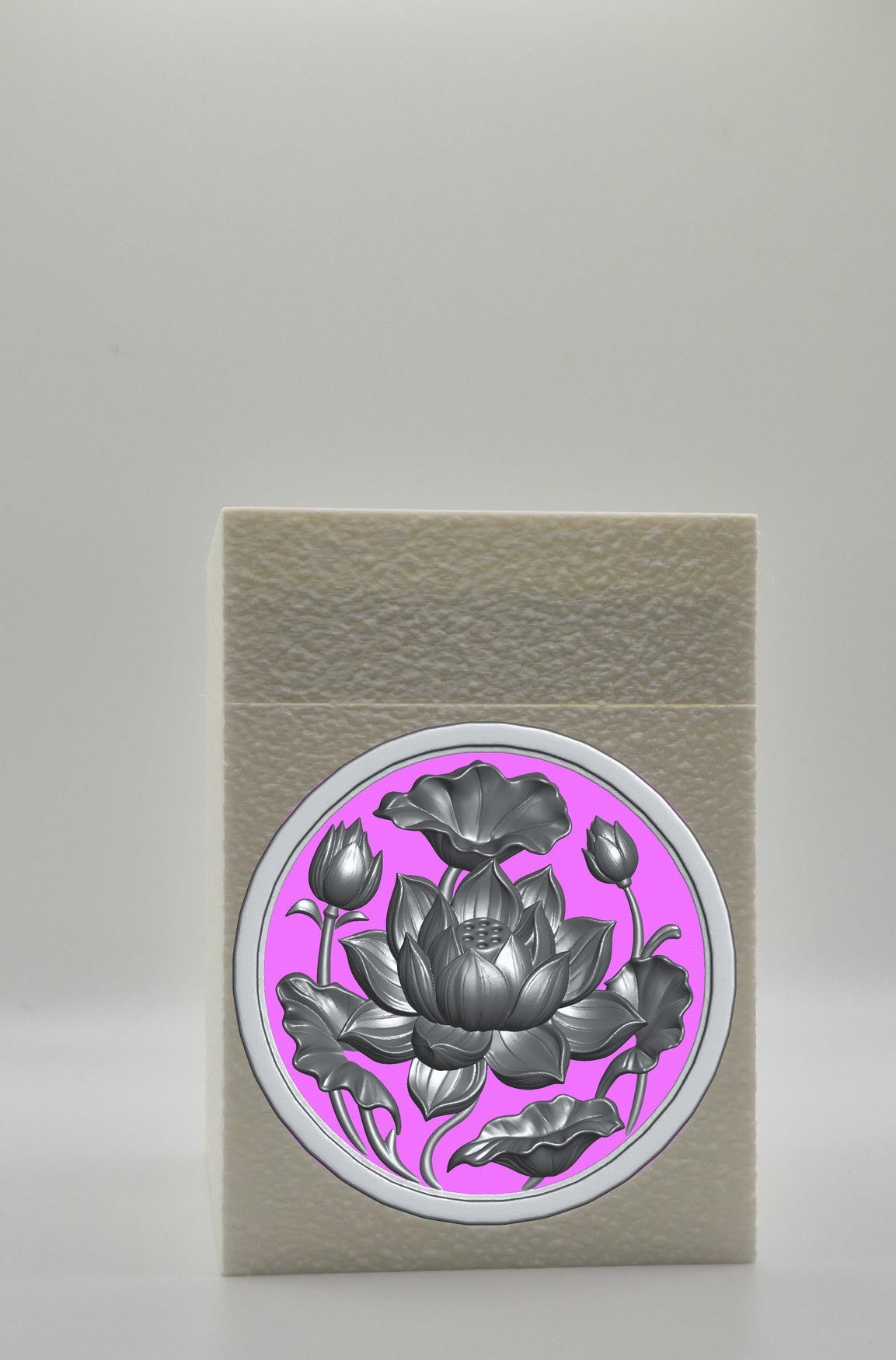 Lotus Card Box — White