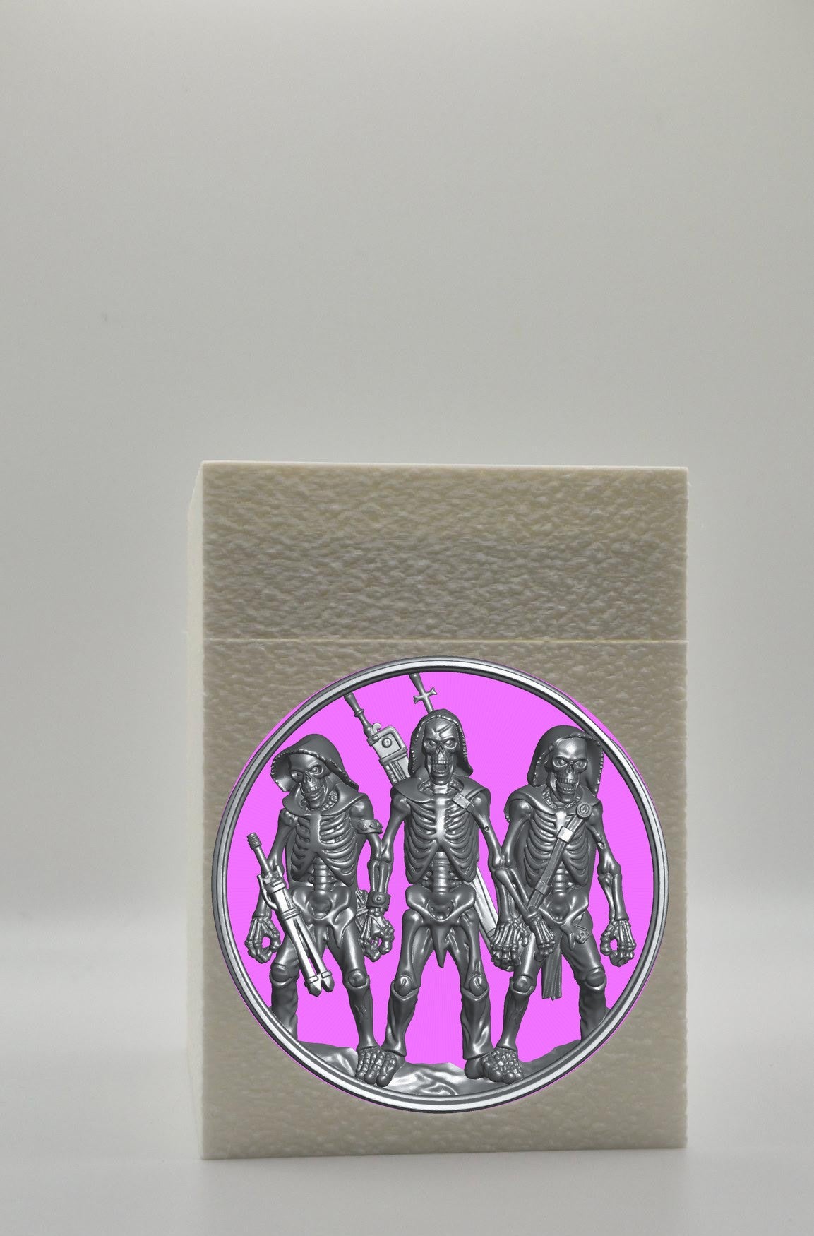 Skeleton Army Card Box — White