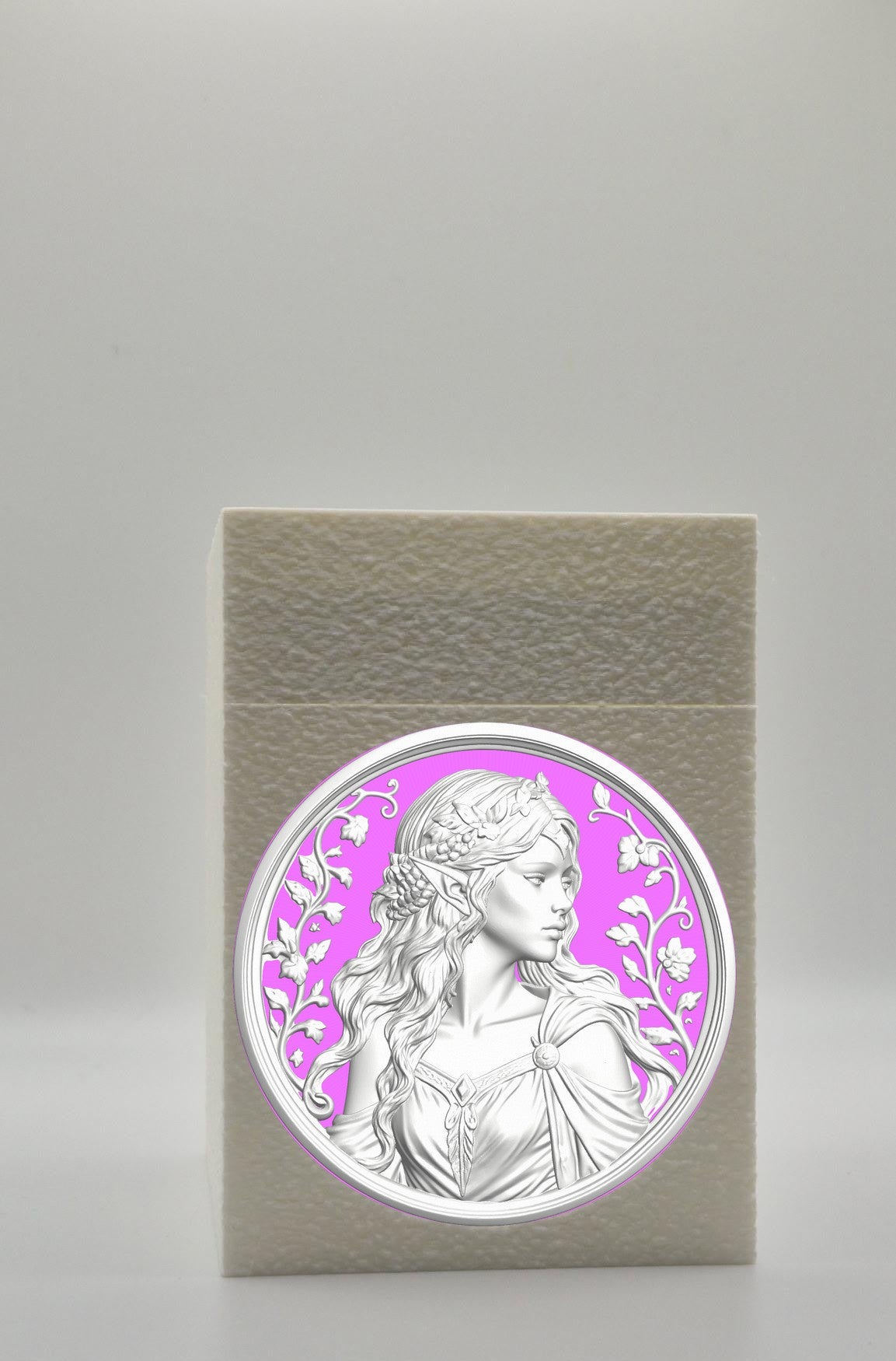 Elf Maiden Card Box — White