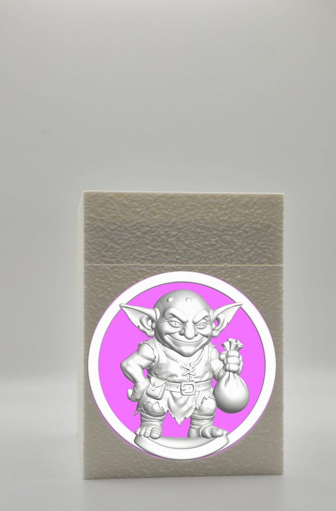 Greedy Goblin Card Box — White