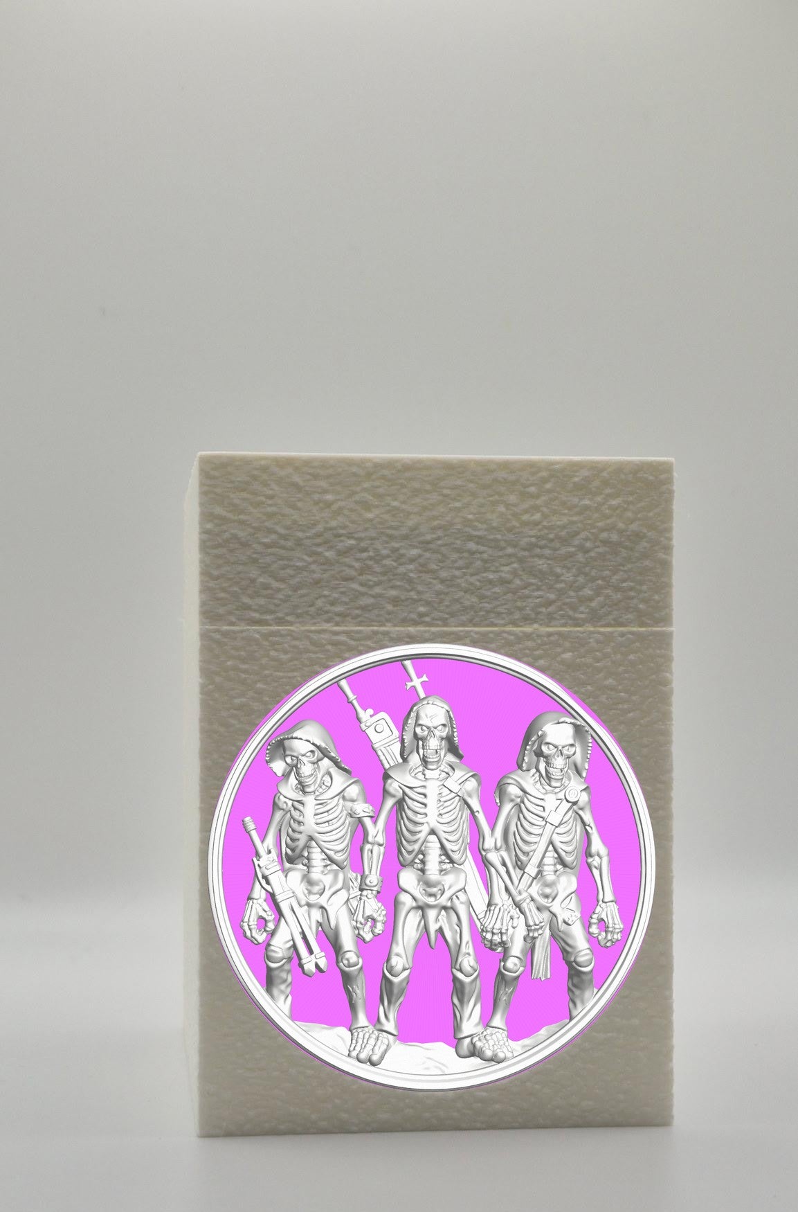 Skeleton Army Card Box — White
