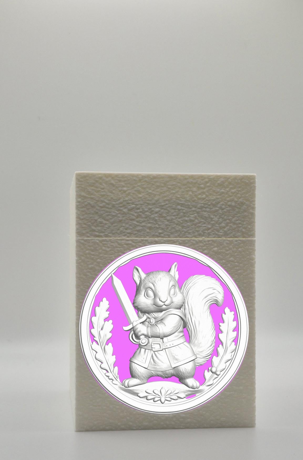 Squirrel Card Box — White