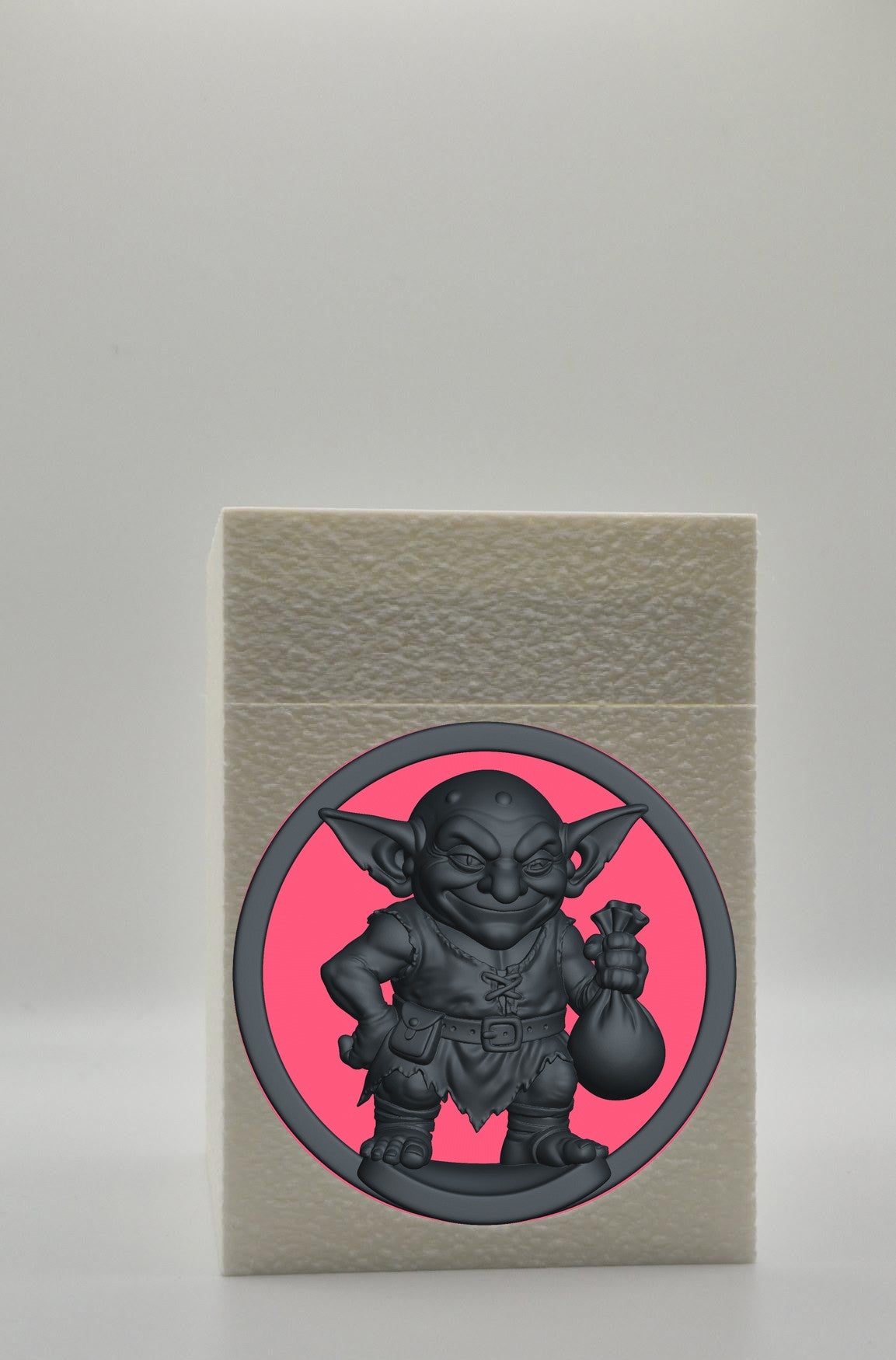 Greedy Goblin Card Box — White