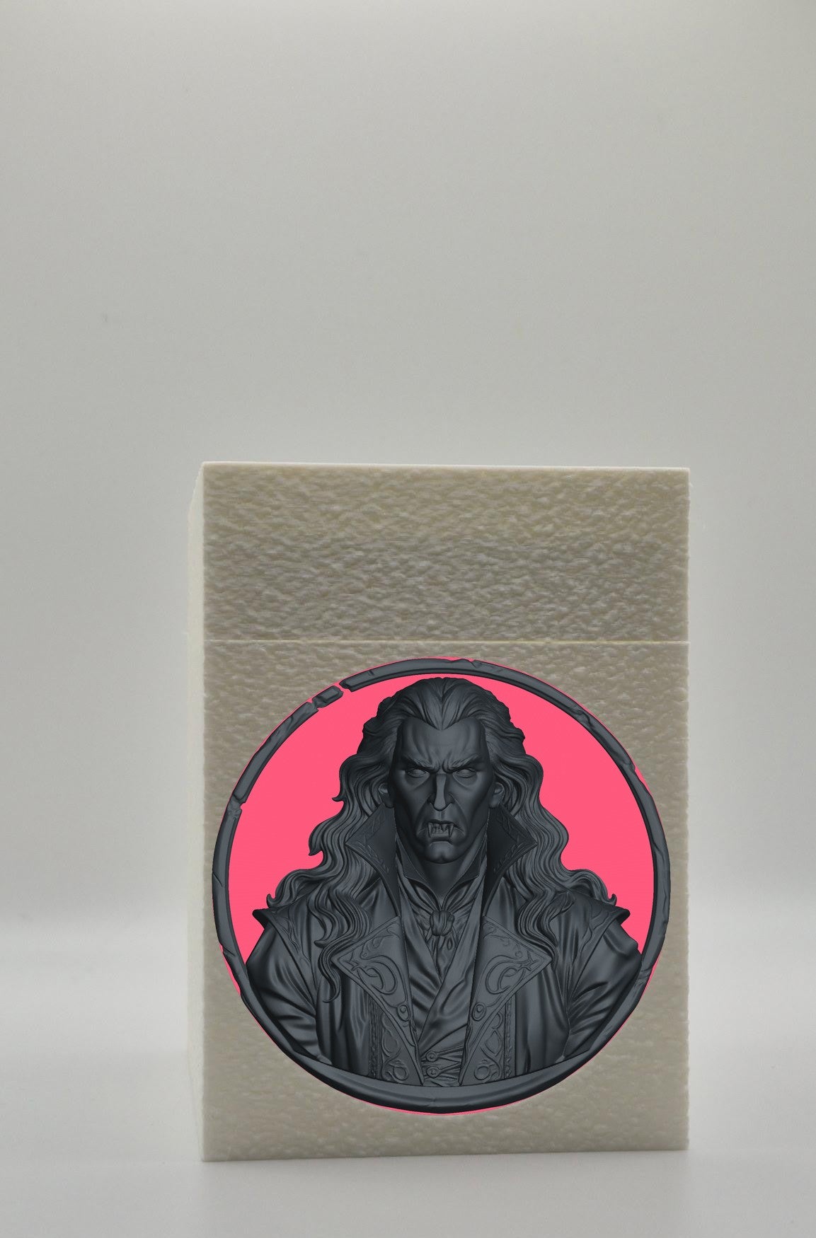 Gothic Vampire Card Box — White