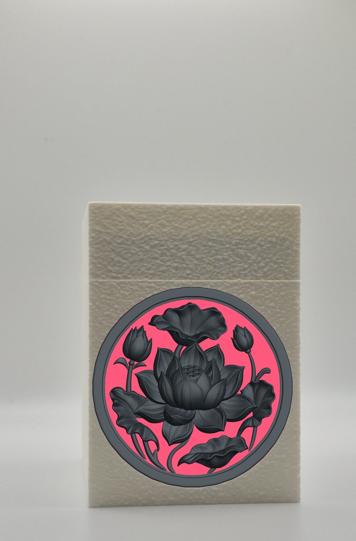 Lotus Card Box — White