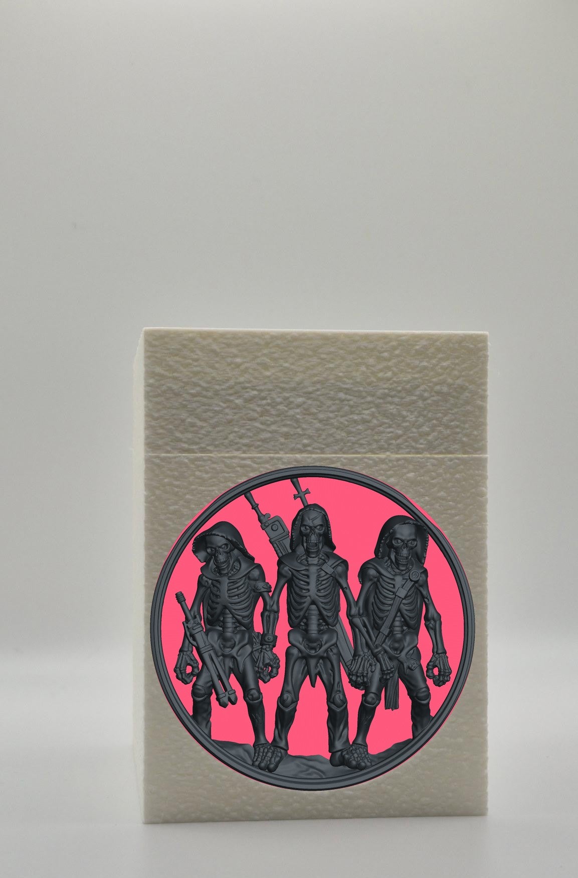 Skeleton Army Card Box — White