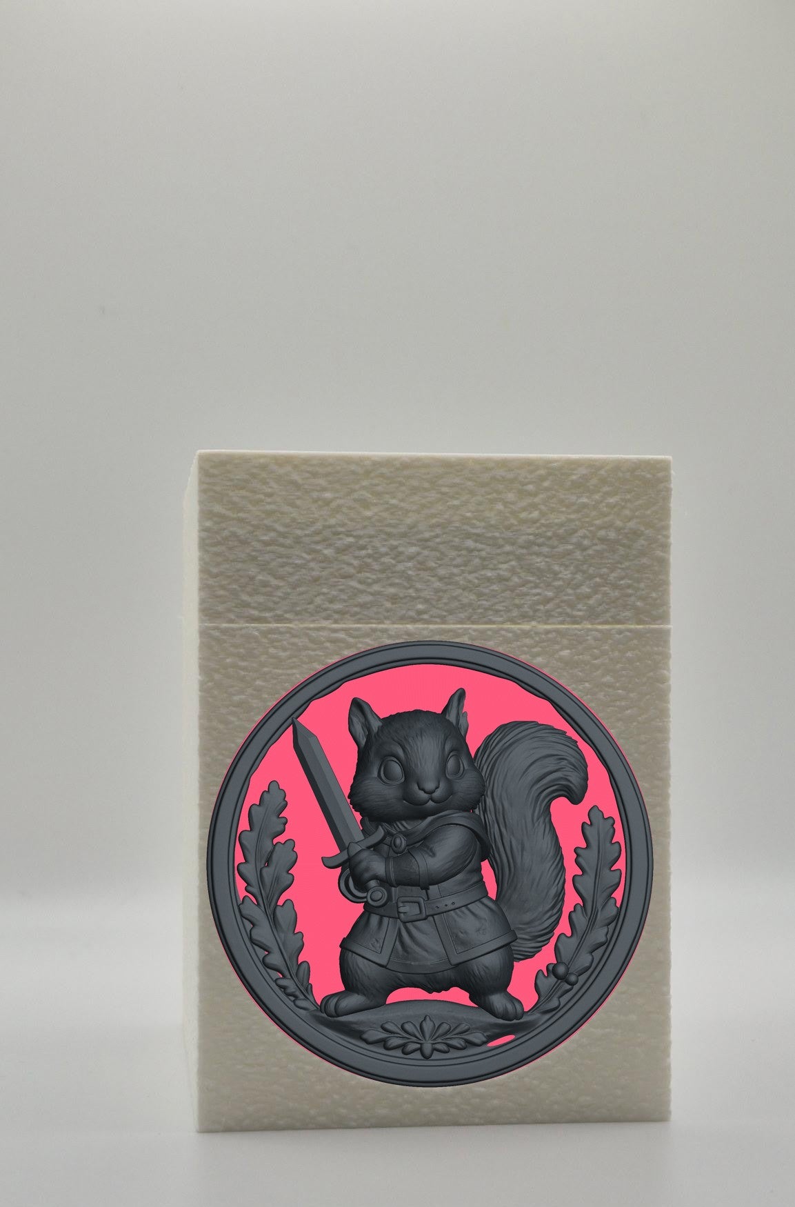 Squirrel Card Box — White