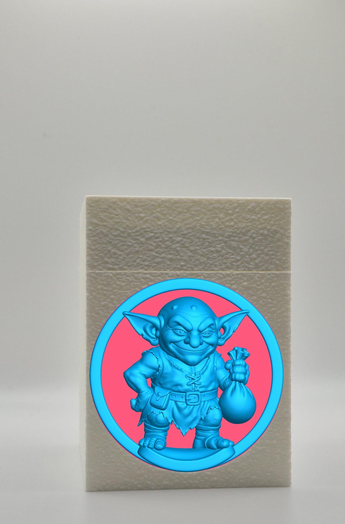 Greedy Goblin Card Box — White