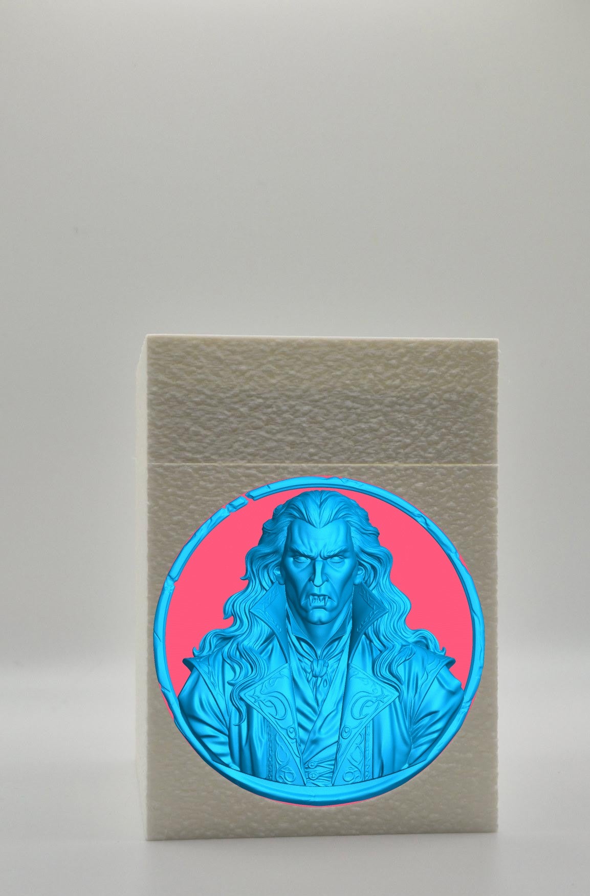Gothic Vampire Card Box — White