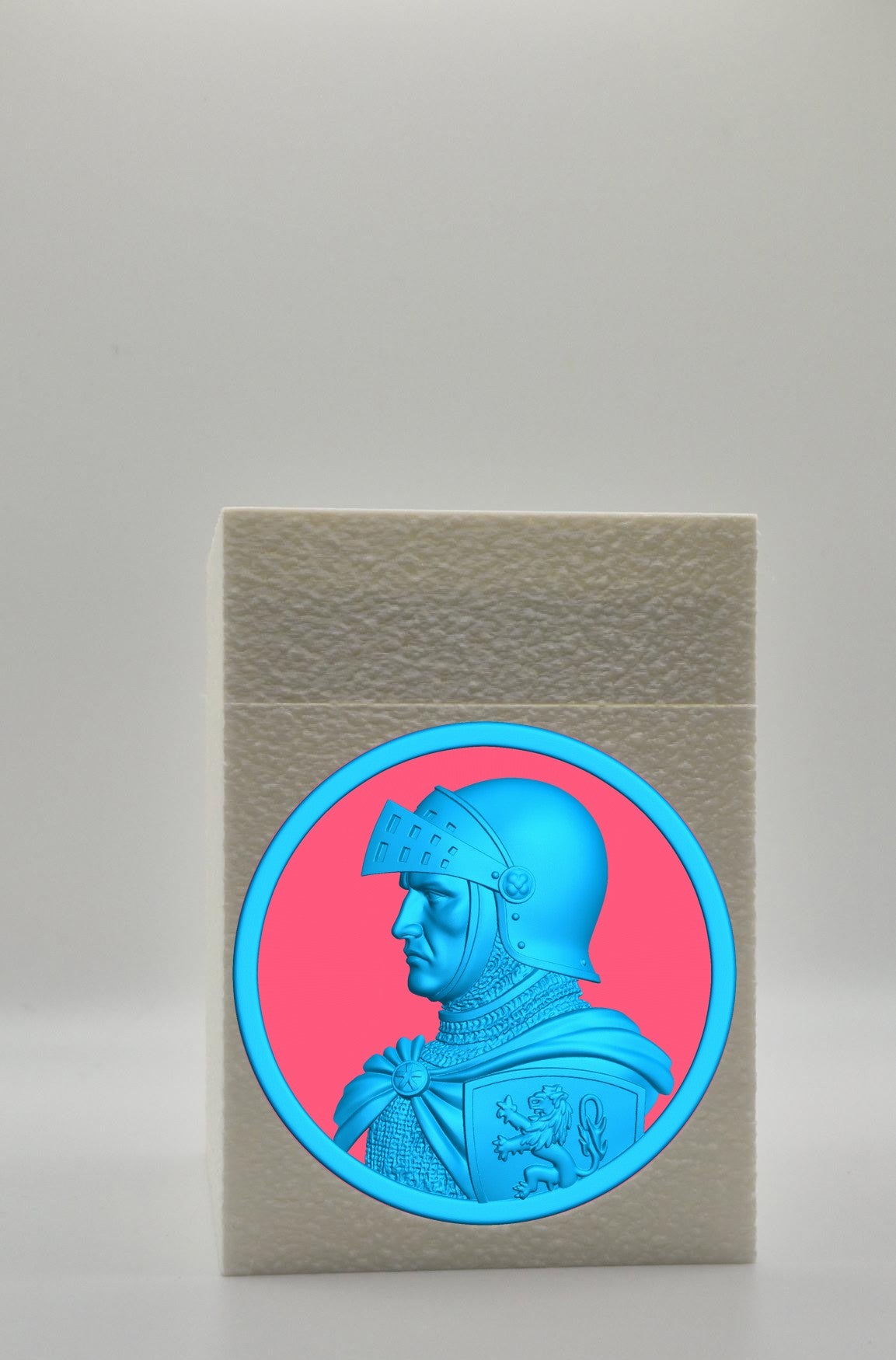 Knight Card Box — White