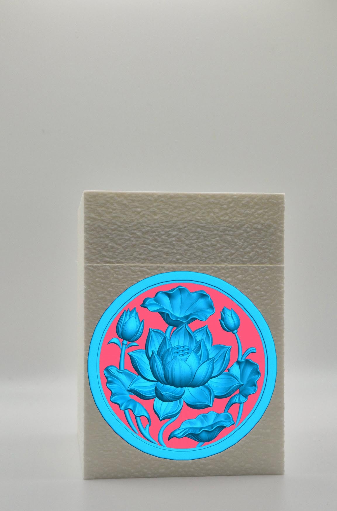 Lotus Card Box — White